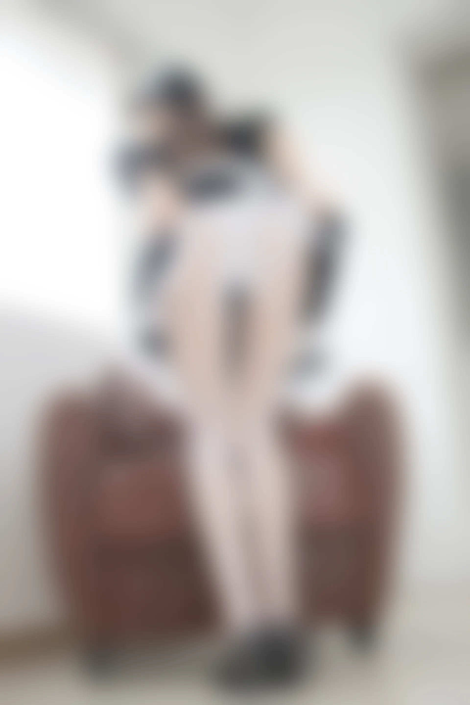 紧急企划 VOL.003 [74P1V-1.52G] 一只喵喵梓一只喵喵梓, 女仆, 女仆装, 白丝, 紧急企划, 美腿, 美足