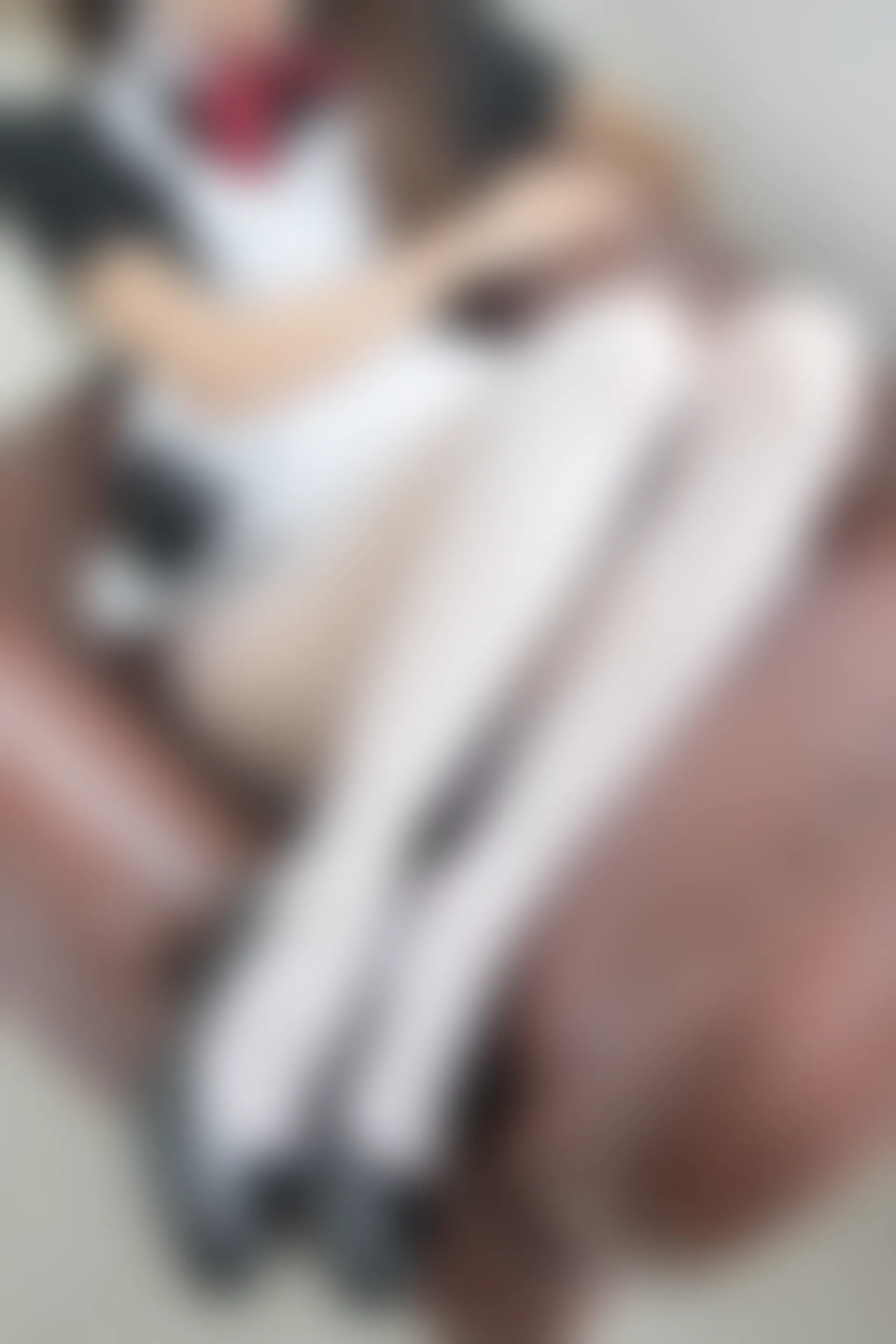 紧急企划 VOL.003 [74P1V-1.52G] 一只喵喵梓一只喵喵梓, 女仆, 女仆装, 白丝, 紧急企划, 美腿, 美足