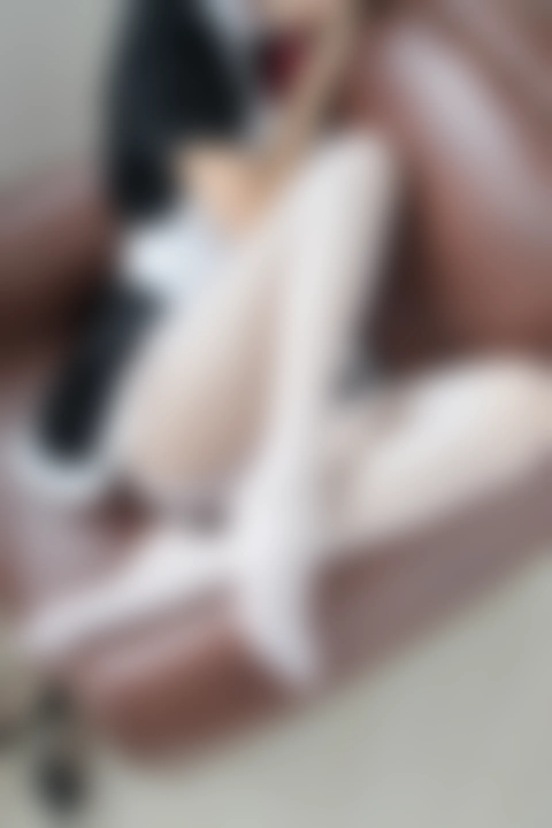 紧急企划 VOL.003 [74P1V-1.52G] 一只喵喵梓一只喵喵梓, 女仆, 女仆装, 白丝, 紧急企划, 美腿, 美足