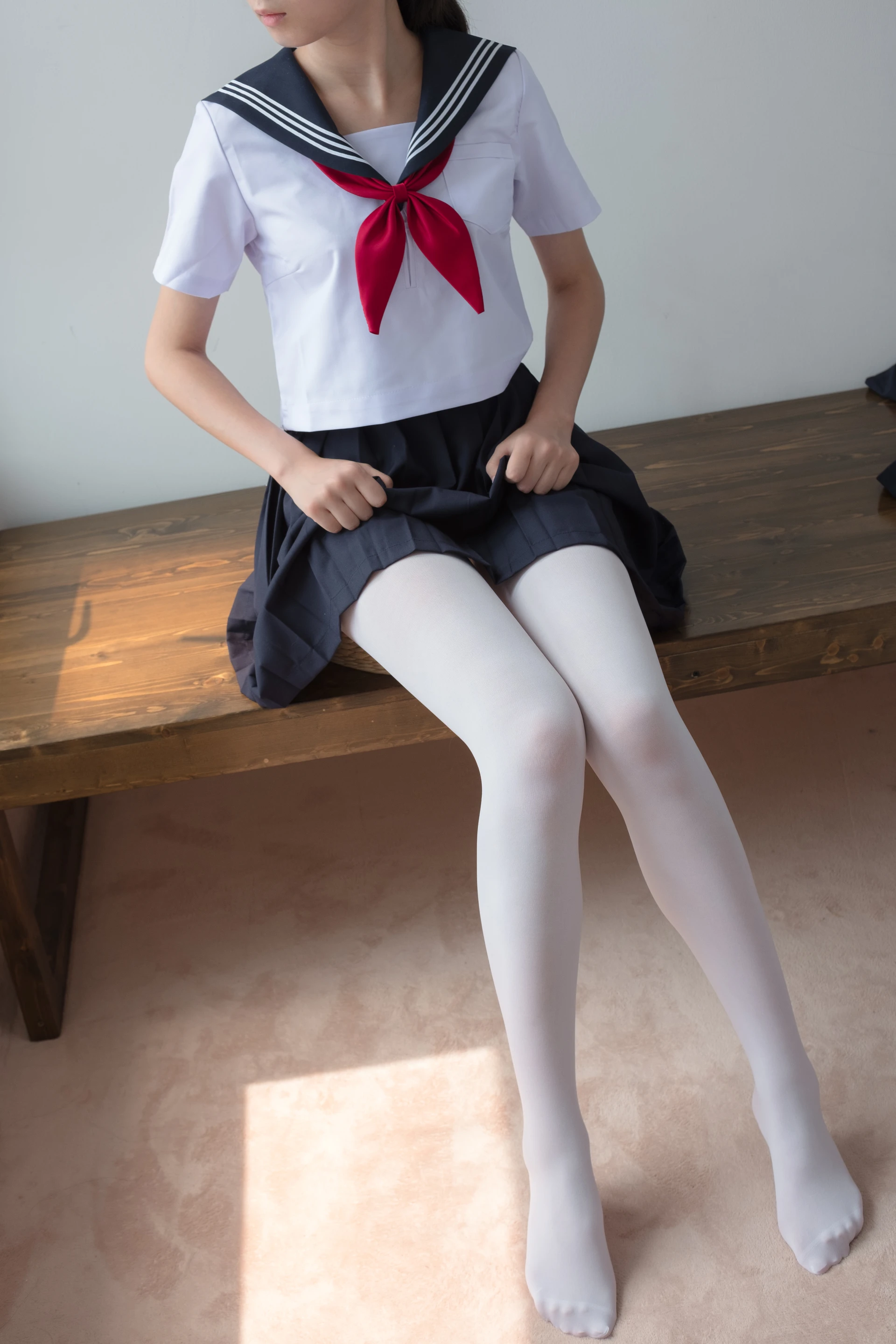 爱花写真 ALPHA-003 [144P-1.39G]可爱, 校服, 森萝财团, 水手服, 爱花写真, 白丝