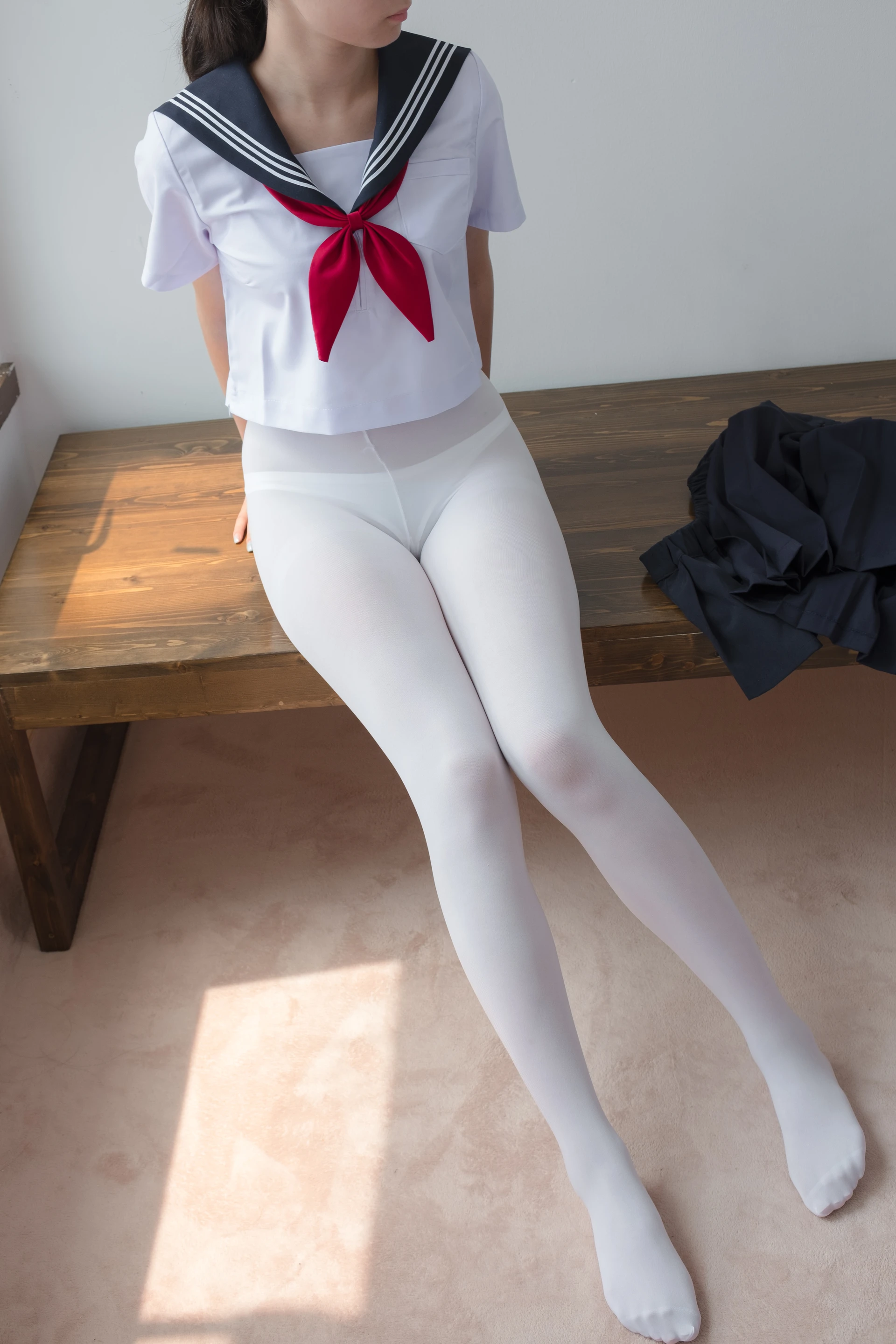 爱花写真 ALPHA-003 [144P-1.39G]可爱, 校服, 森萝财团, 水手服, 爱花写真, 白丝