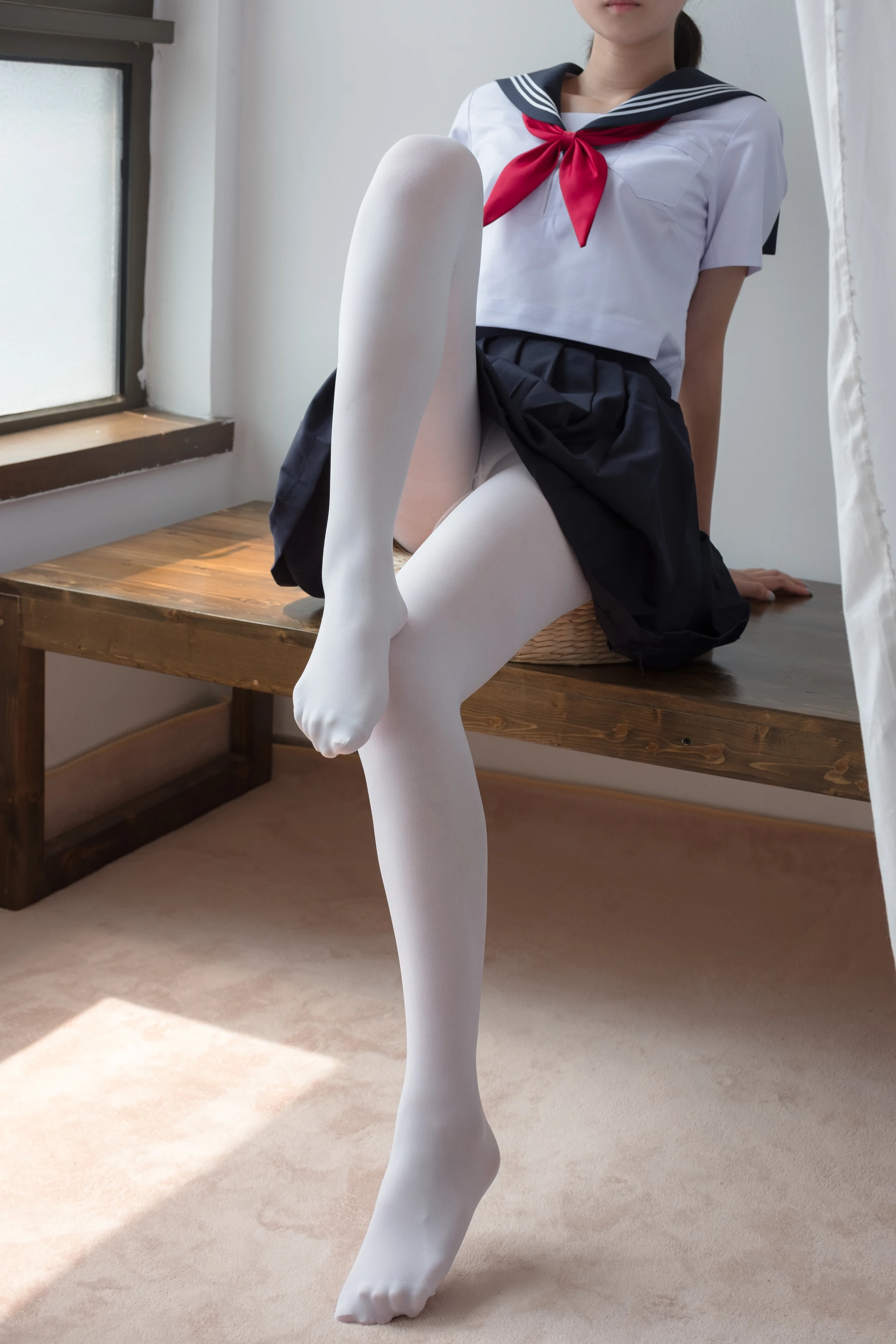 爱花写真 ALPHA-003 [144P-1.39G]可爱, 校服, 森萝财团, 水手服, 爱花写真, 白丝