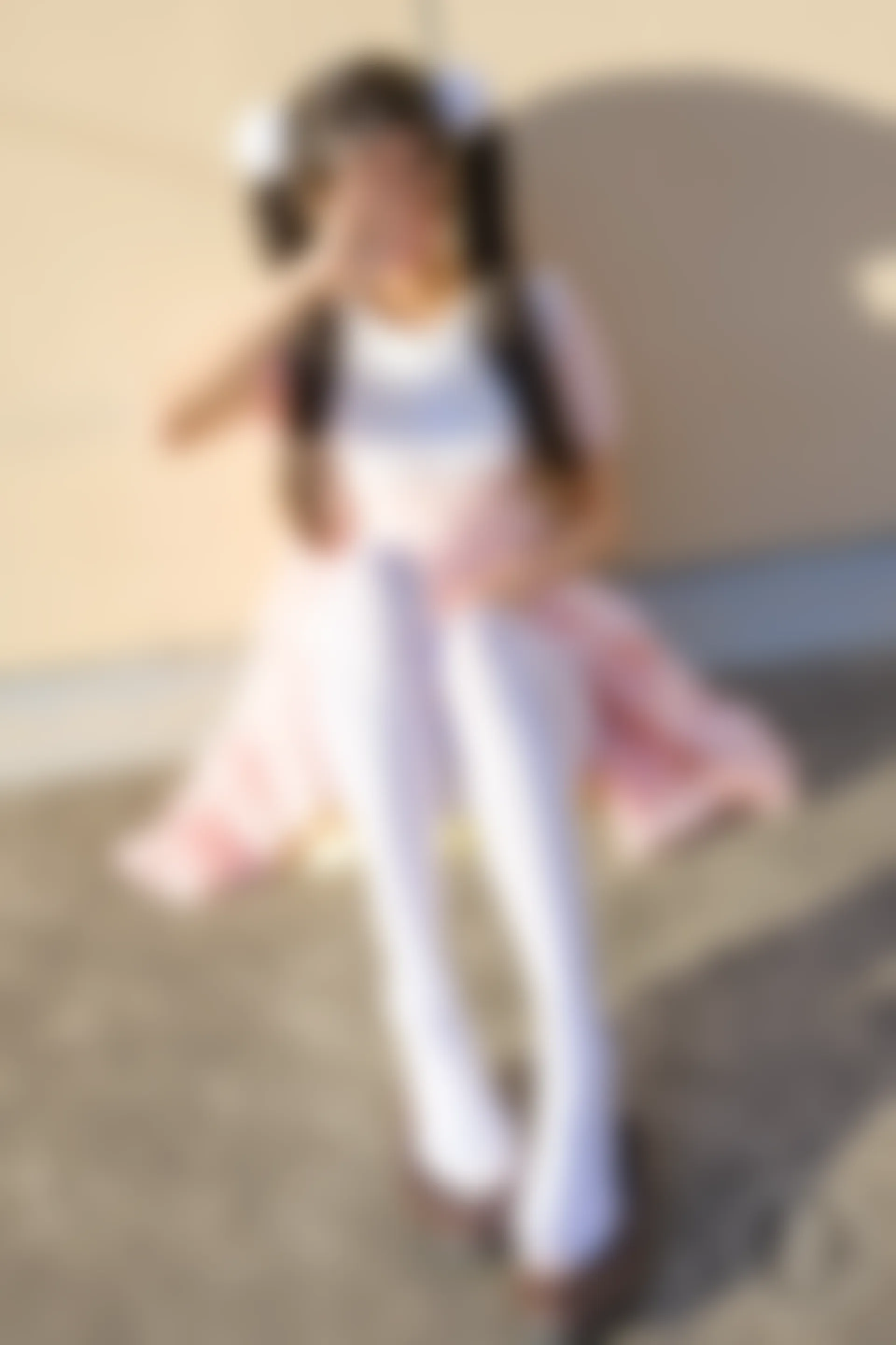 稚乖画册 晴空-06 赤西夜夜 天台粉裙白丝双马尾 [82P-1.04GB]JK制服, 双马尾, 可爱, 晴空, 白丝, 稚乖画册, 美腿, 美足, 赤西夜夜