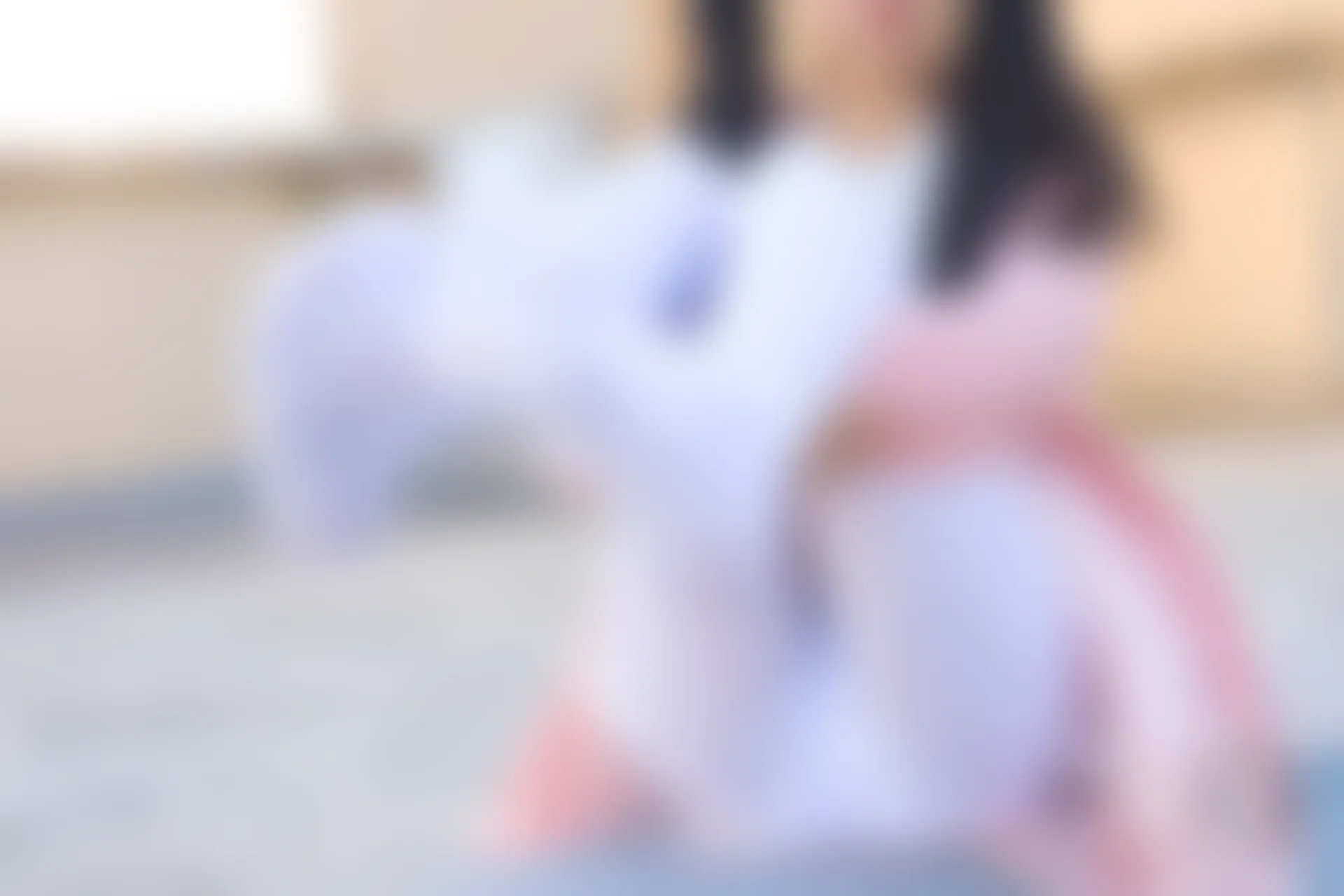 稚乖画册 晴空-06 赤西夜夜 天台粉裙白丝双马尾 [82P-1.04GB]JK制服, 双马尾, 可爱, 晴空, 白丝, 稚乖画册, 美腿, 美足, 赤西夜夜