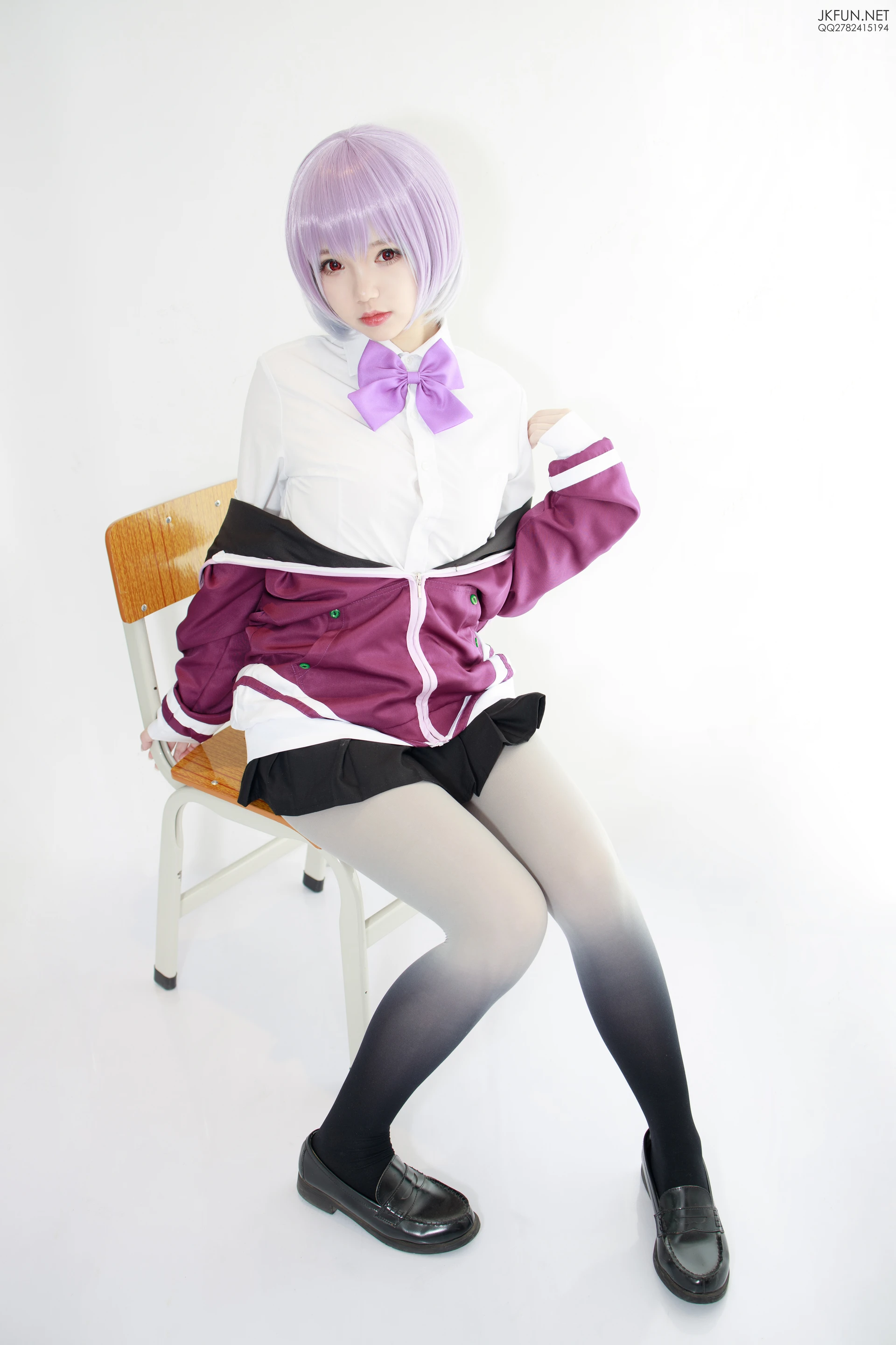 JKFUN-004 [123P1V-3.74G]COS, JKFUN, 制服, 可爱, 森萝财团, 美腿, 美足