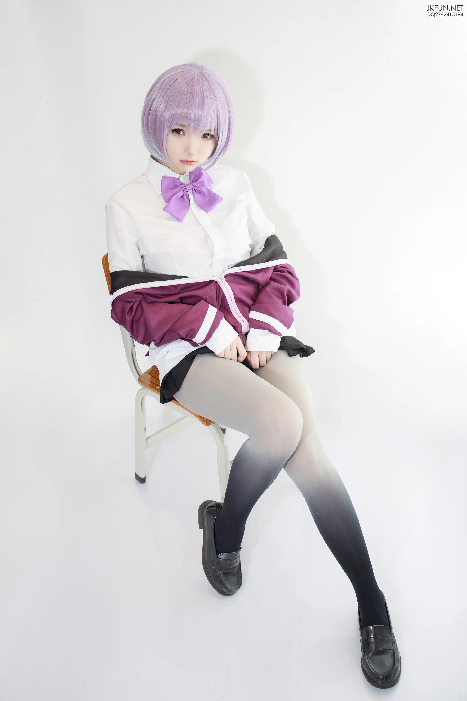 JKFUN-004 [123P1V-3.74G]COS, JKFUN, 制服, 可爱, 森萝财团, 美腿, 美足