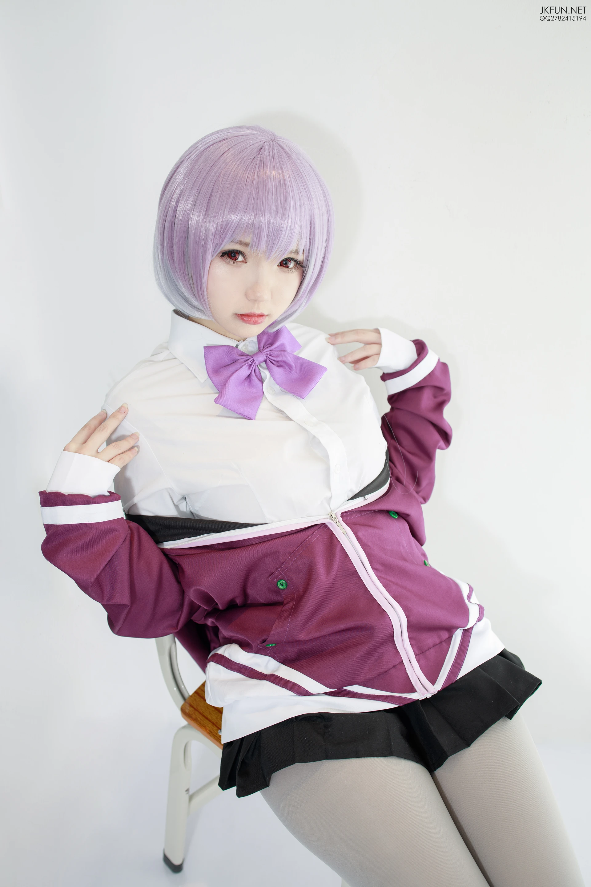 JKFUN-004 [123P1V-3.74G]COS, JKFUN, 制服, 可爱, 森萝财团, 美腿, 美足