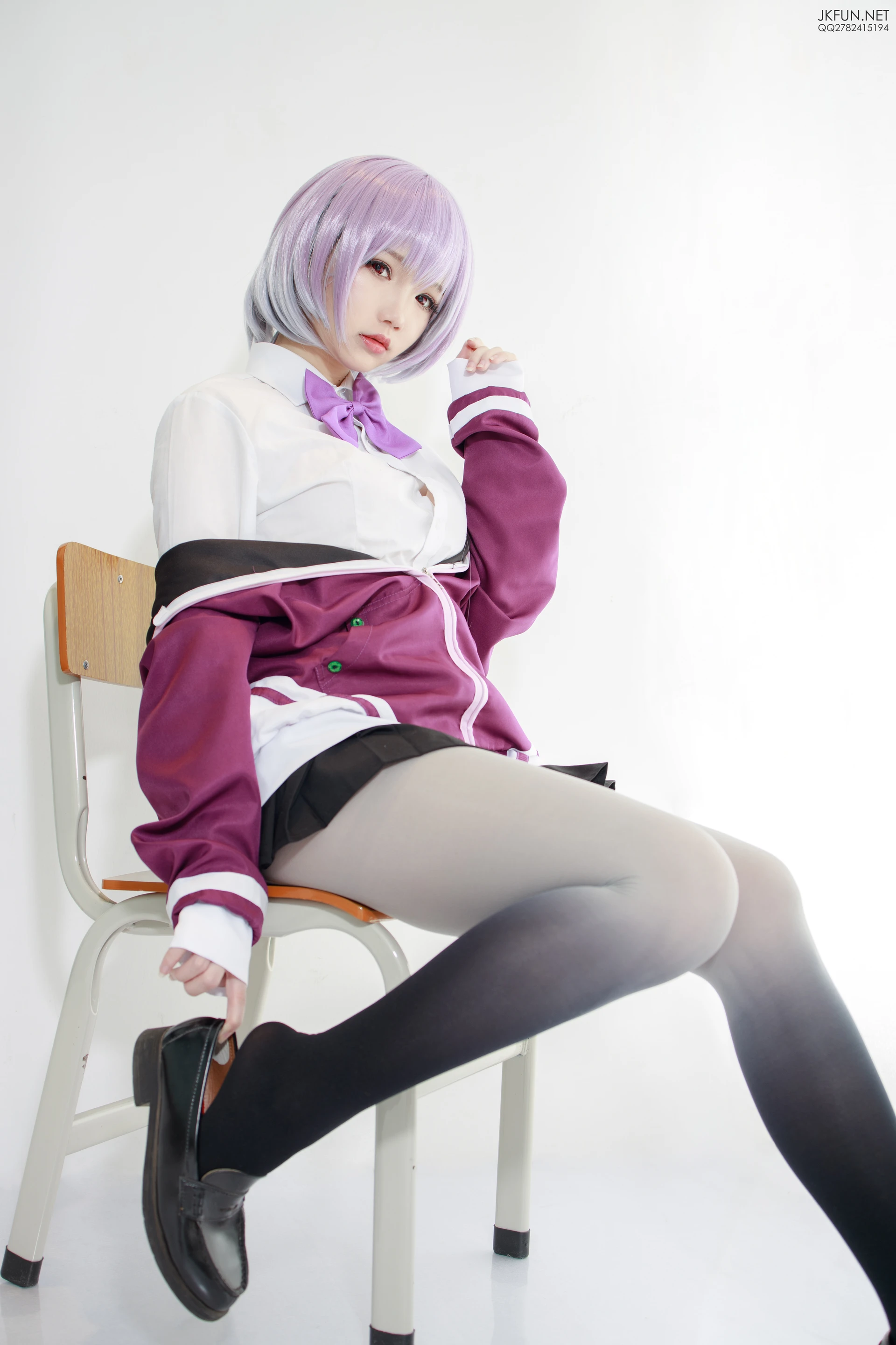 JKFUN-004 [123P1V-3.74G]COS, JKFUN, 制服, 可爱, 森萝财团, 美腿, 美足