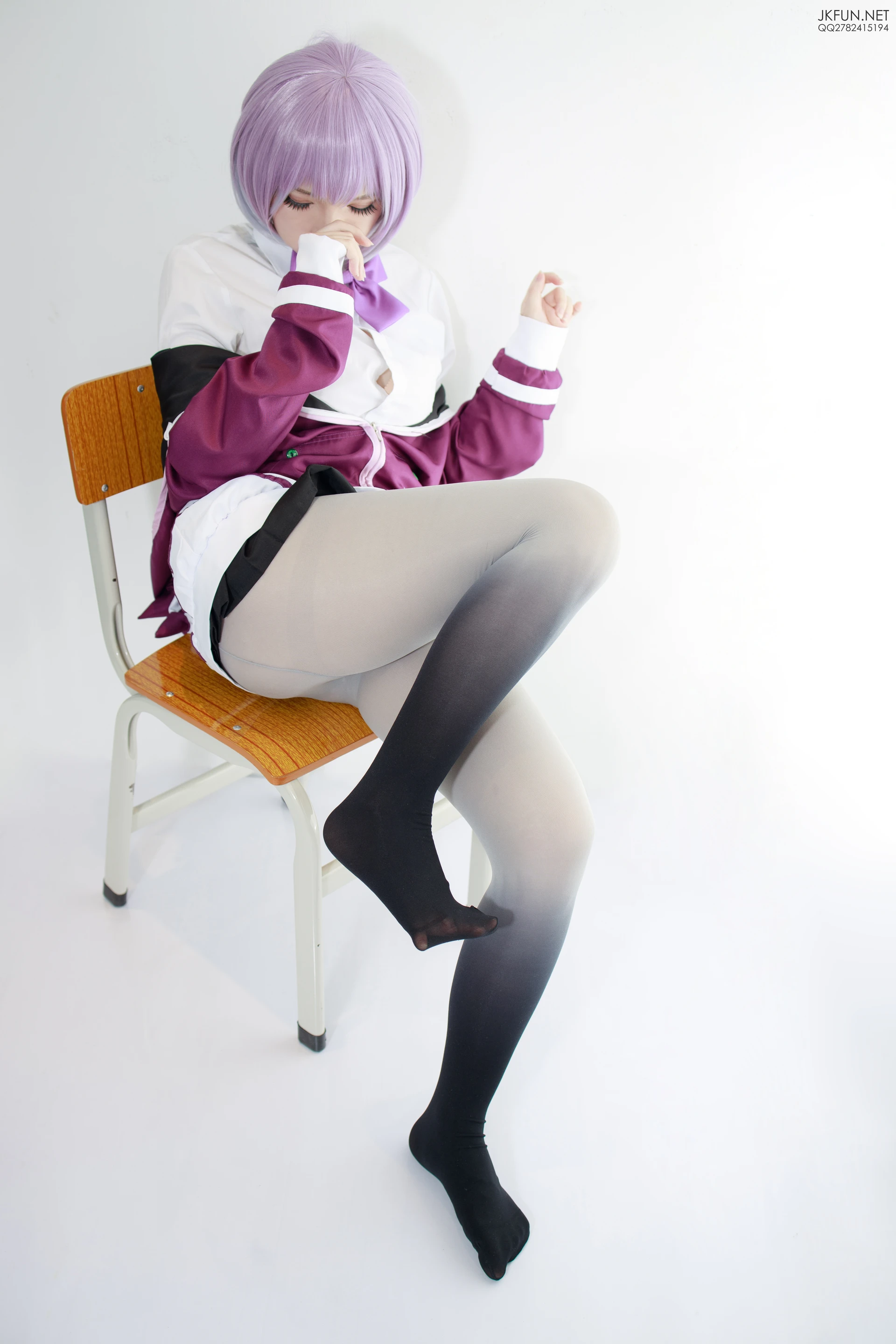 JKFUN-004 [123P1V-3.74G]COS, JKFUN, 制服, 可爱, 森萝财团, 美腿, 美足