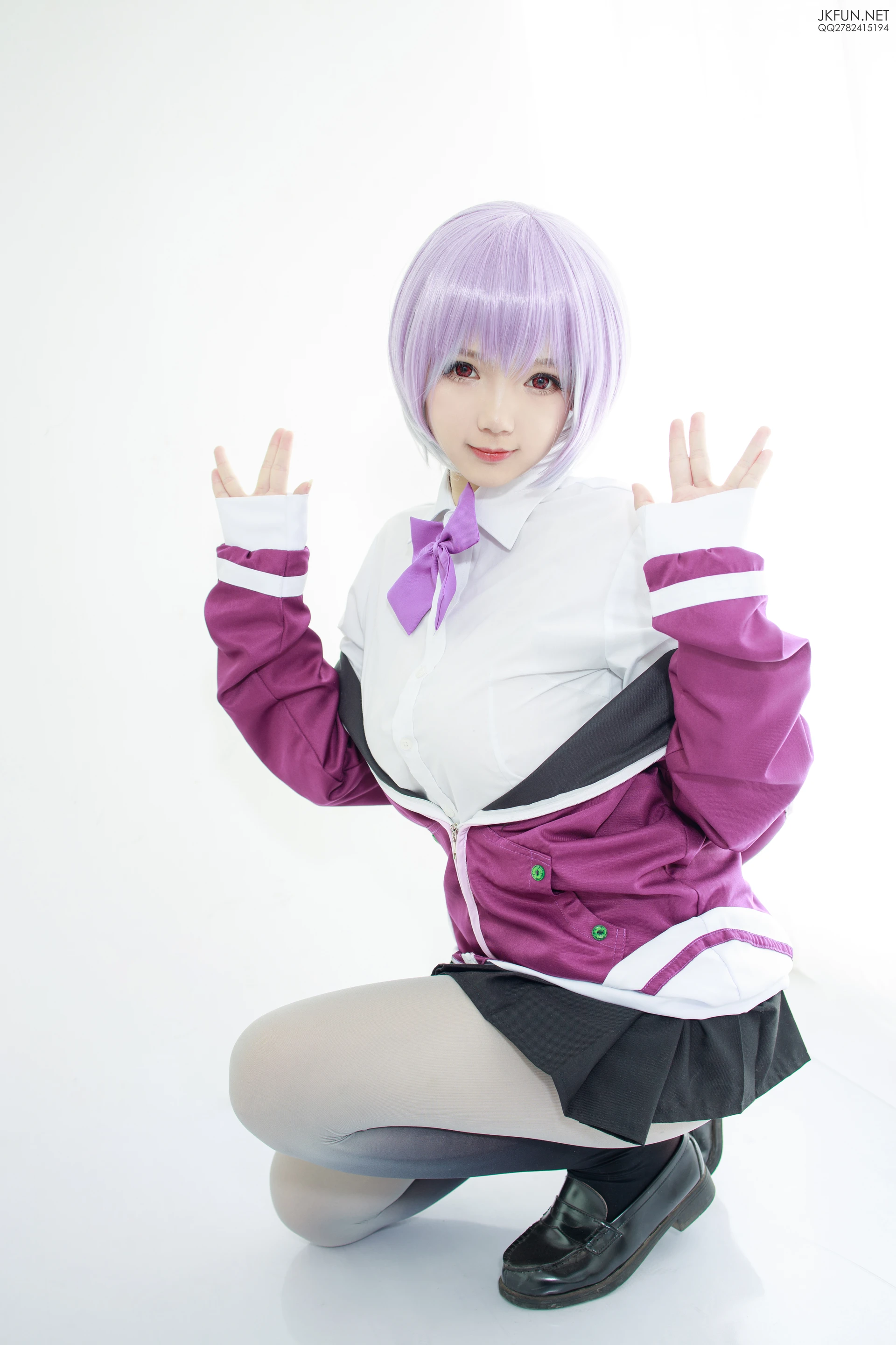 JKFUN-004 [123P1V-3.74G]COS, JKFUN, 制服, 可爱, 森萝财团, 美腿, 美足