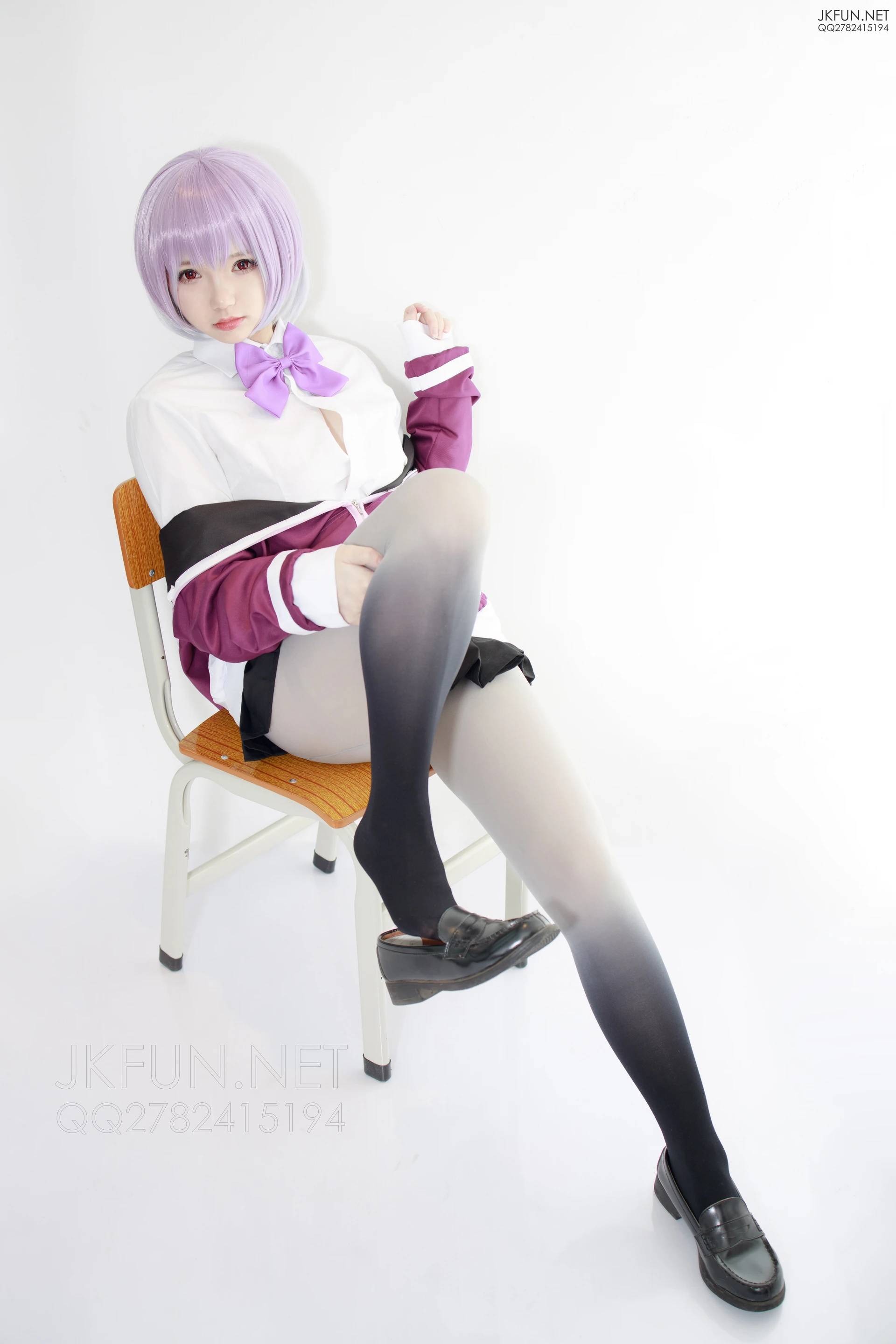 JKFUN-004 [123P1V-3.74G]COS, JKFUN, 制服, 可爱, 森萝财团, 美腿, 美足