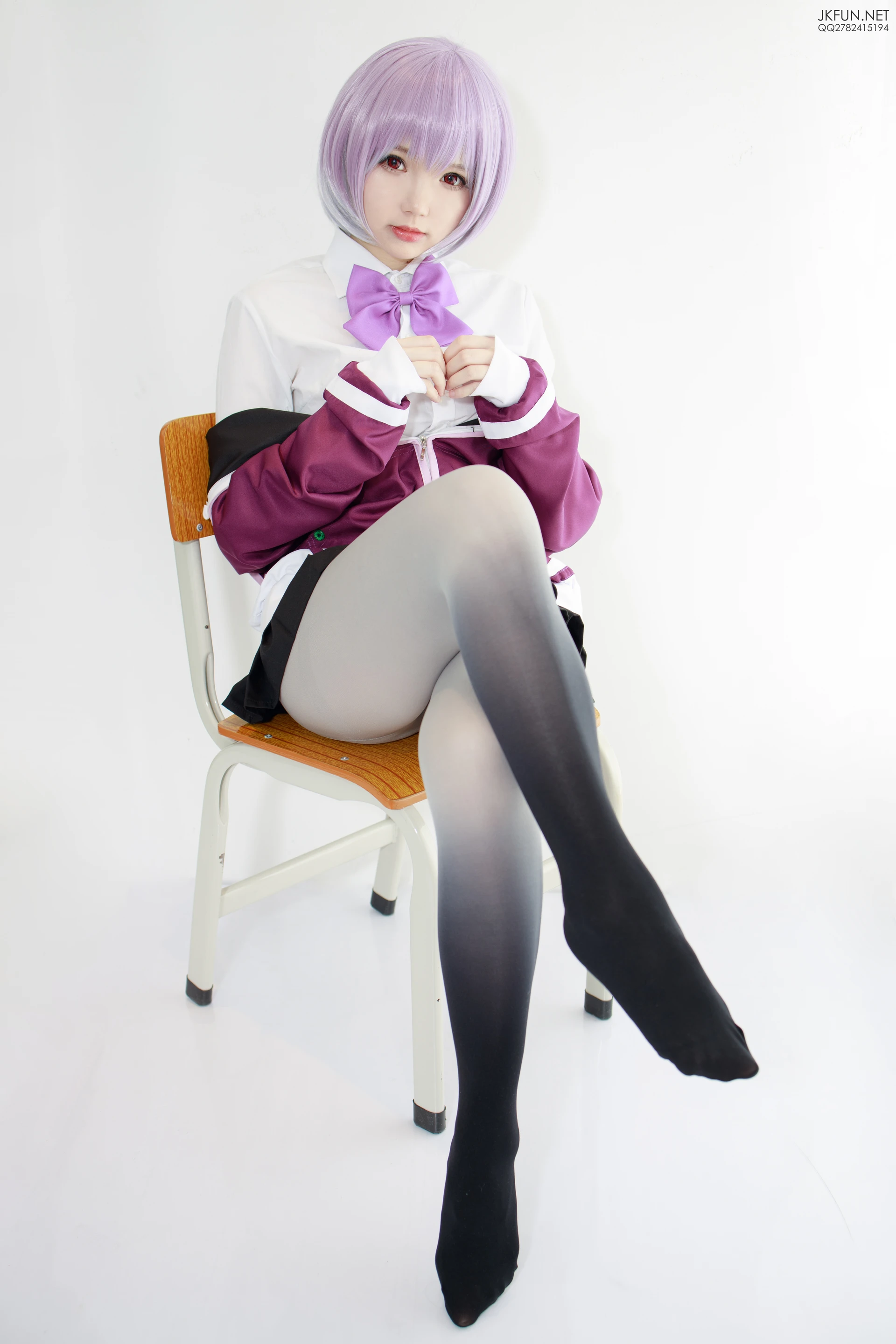 JKFUN-004 [123P1V-3.74G]COS, JKFUN, 制服, 可爱, 森萝财团, 美腿, 美足