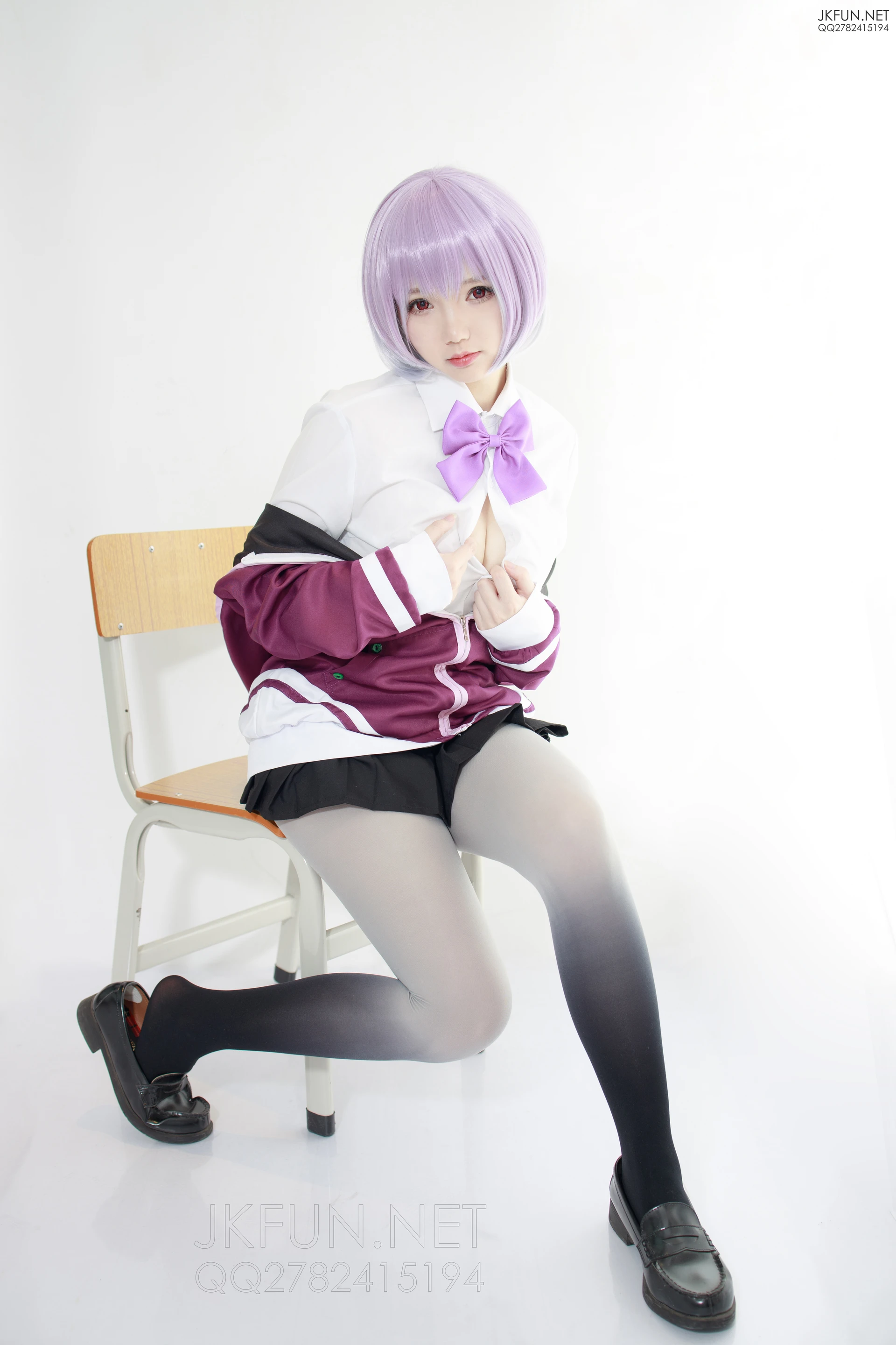 JKFUN-004 [123P1V-3.74G]COS, JKFUN, 制服, 可爱, 森萝财团, 美腿, 美足