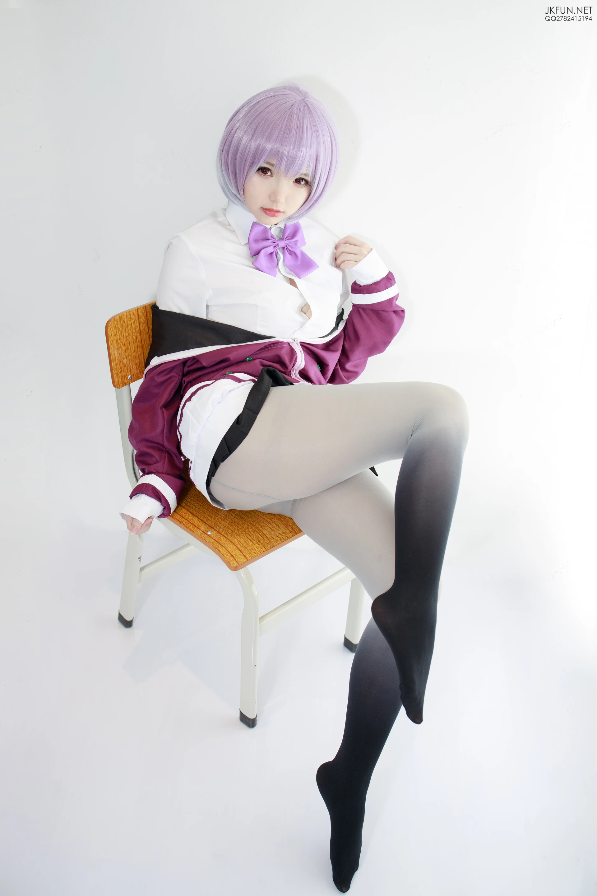 JKFUN-004 [123P1V-3.74G]COS, JKFUN, 制服, 可爱, 森萝财团, 美腿, 美足