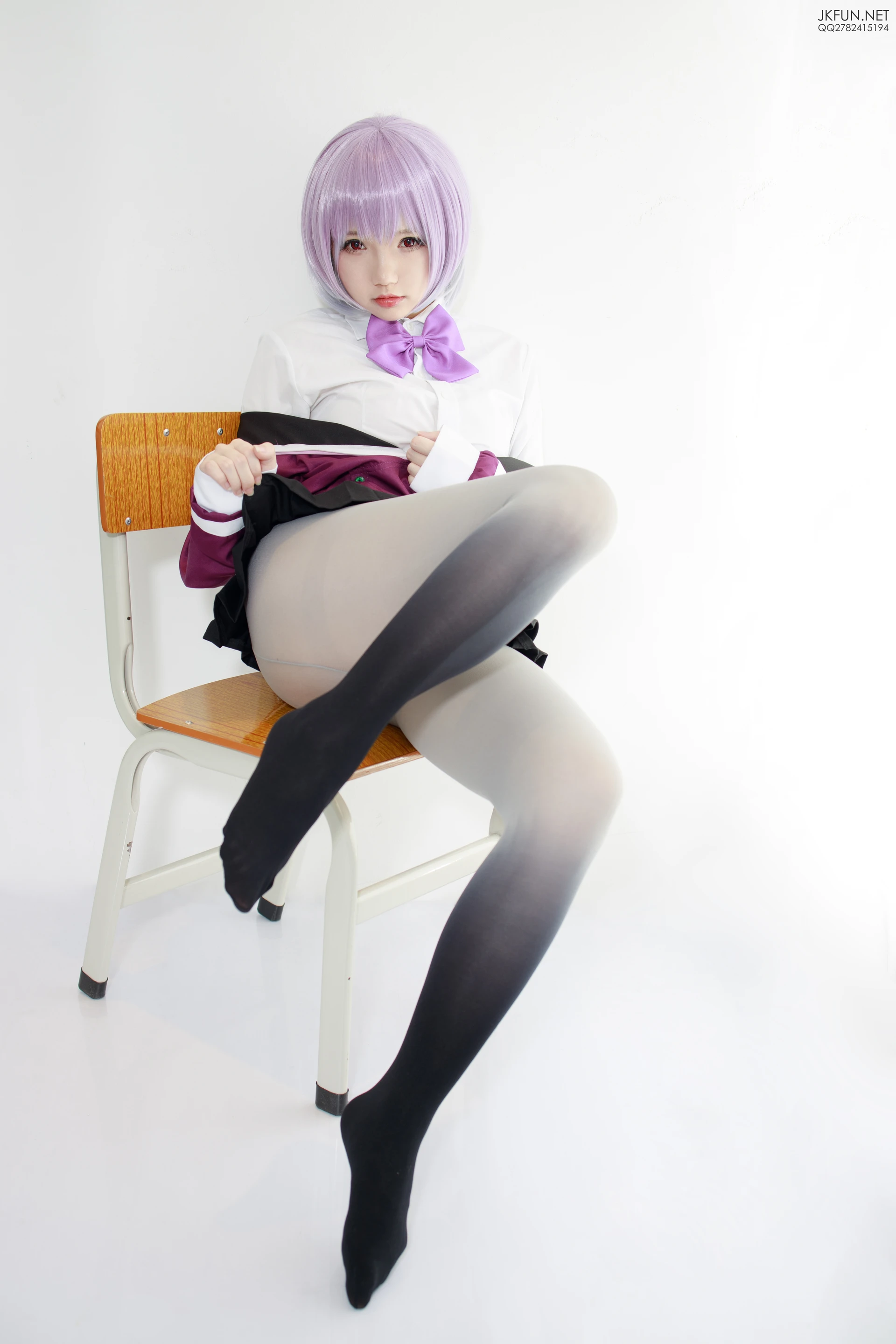 JKFUN-004 [123P1V-3.74G]COS, JKFUN, 制服, 可爱, 森萝财团, 美腿, 美足