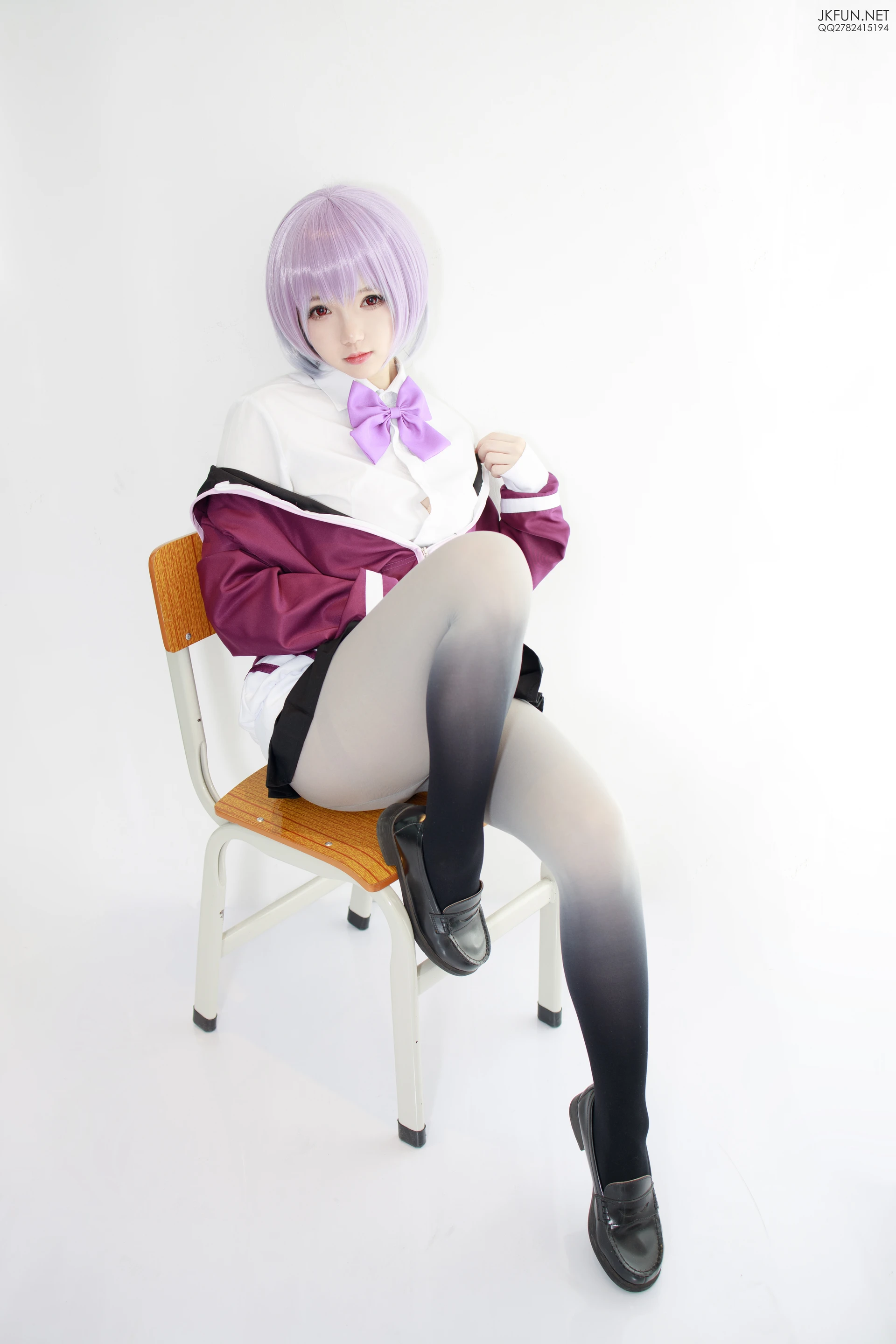 JKFUN-004 [123P1V-3.74G]COS, JKFUN, 制服, 可爱, 森萝财团, 美腿, 美足