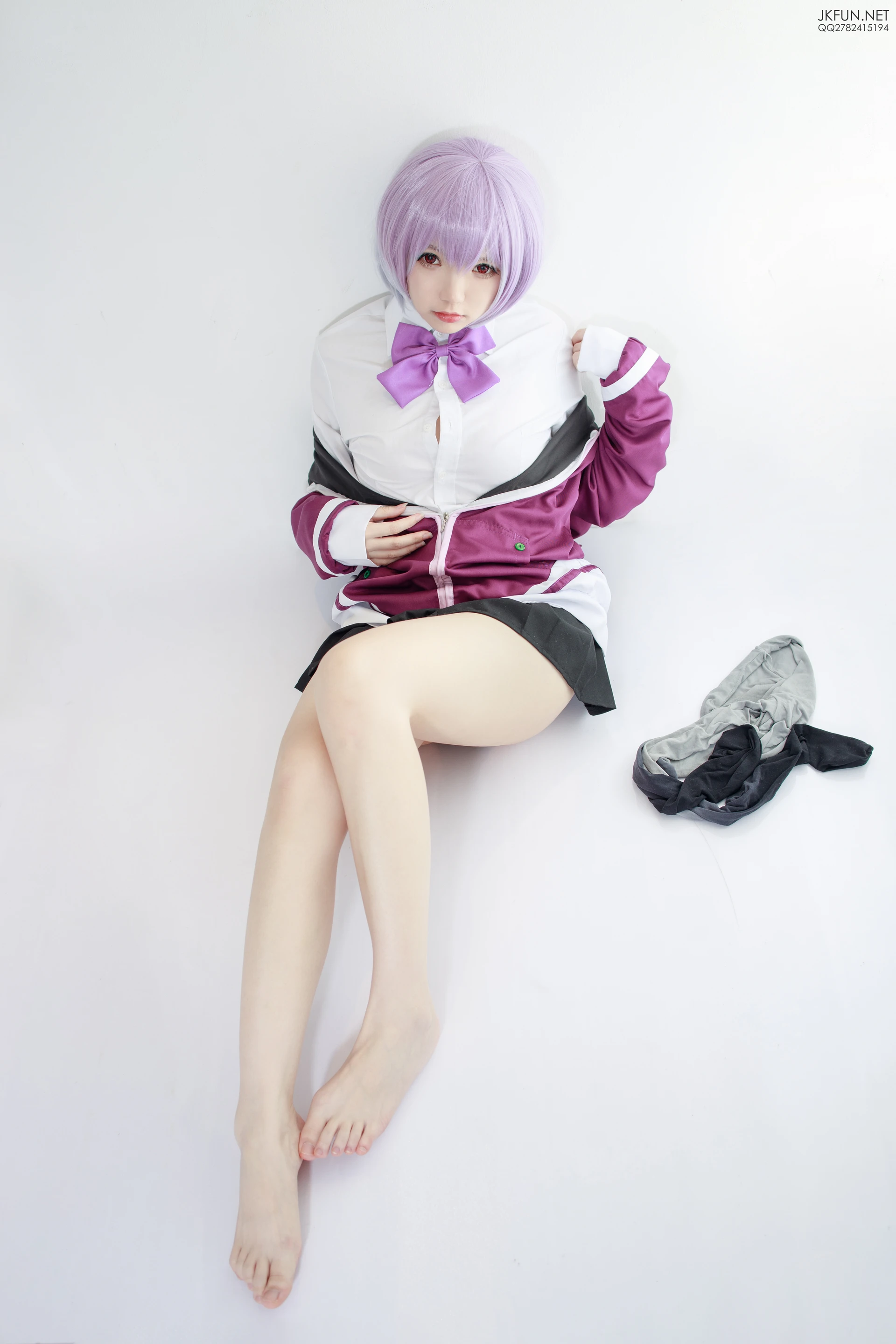 JKFUN-004 [123P1V-3.74G]COS, JKFUN, 制服, 可爱, 森萝财团, 美腿, 美足