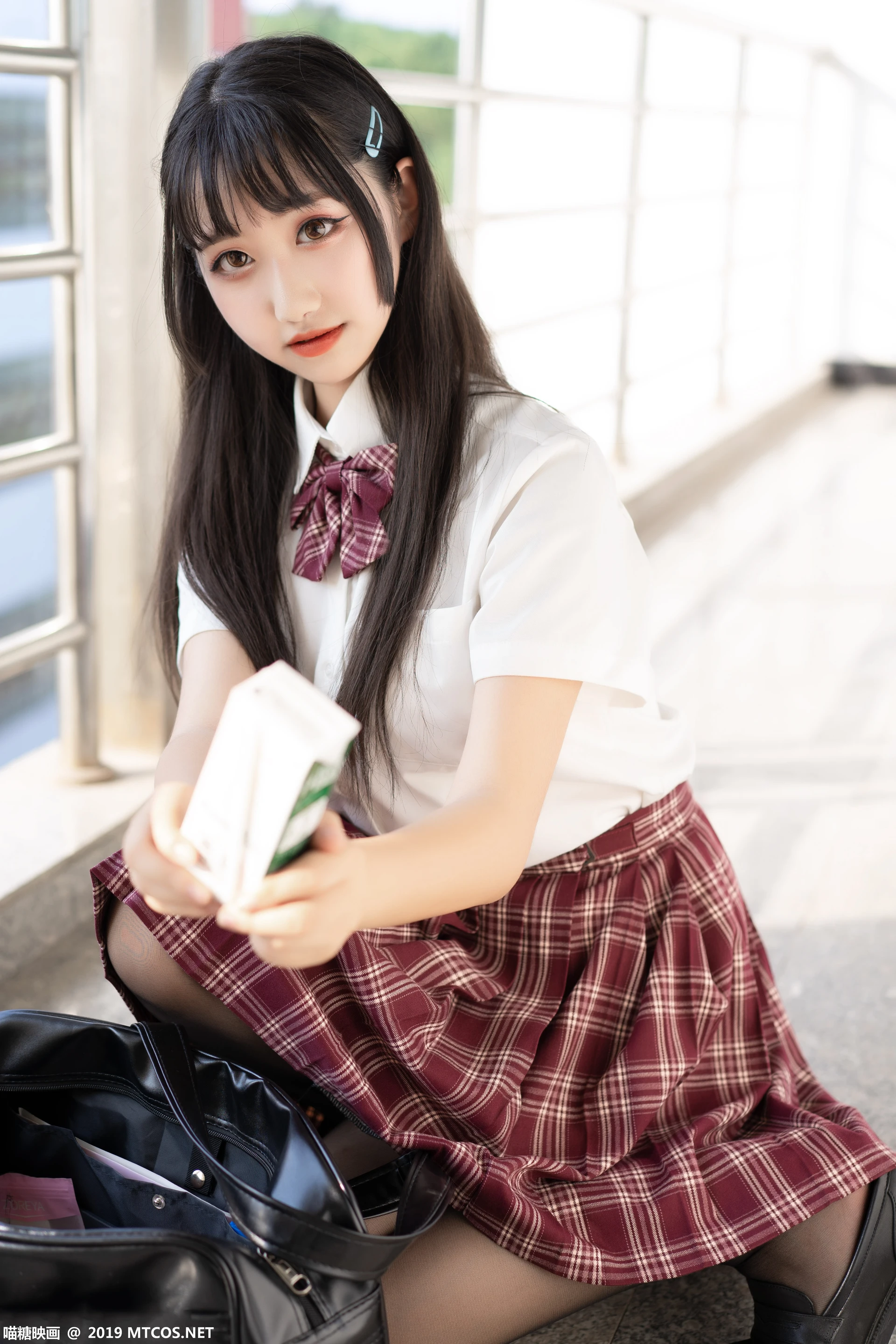 喵糖映画 VOL.023 [44P-396M制服, 可爱, 喵糖映画, 美腿, 黑丝