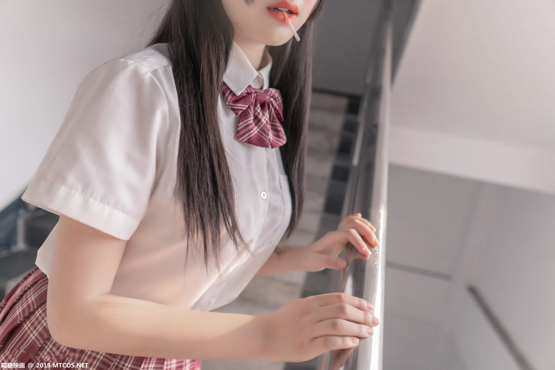 喵糖映画 VOL.023 [44P-396M制服, 可爱, 喵糖映画, 美腿, 黑丝