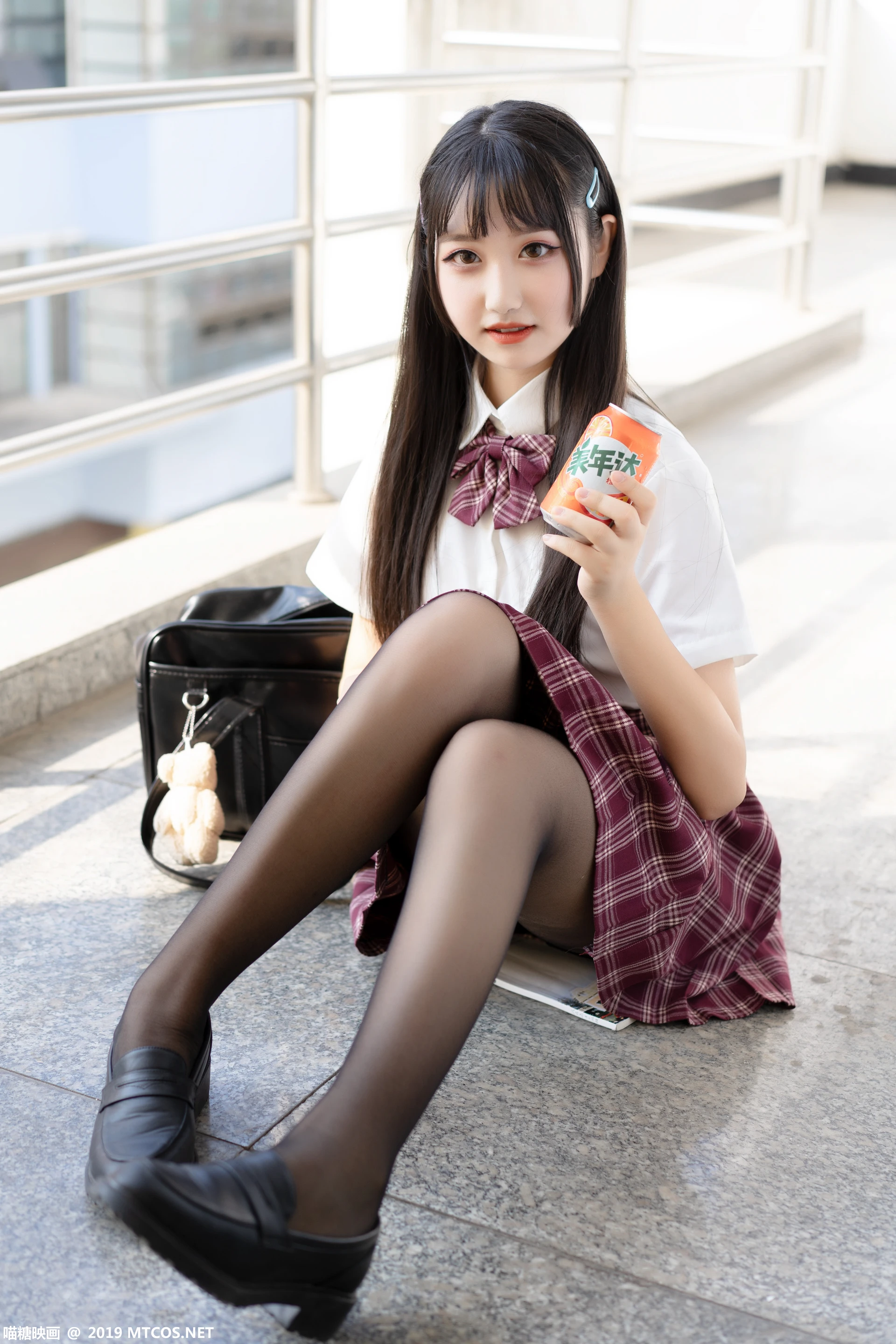 喵糖映画 VOL.023 [44P-396M制服, 可爱, 喵糖映画, 美腿, 黑丝