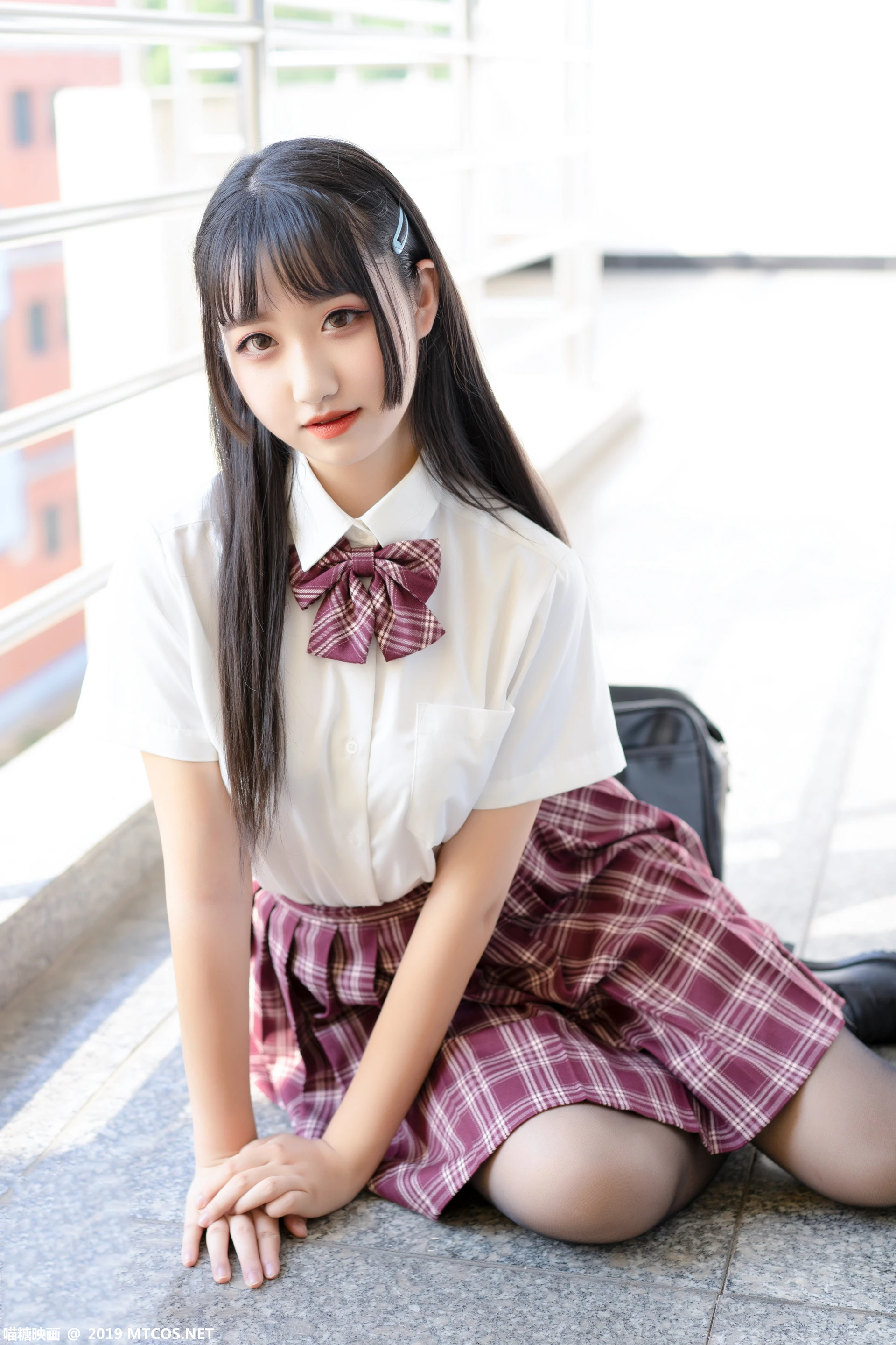 喵糖映画 VOL.023 [44P-396M制服, 可爱, 喵糖映画, 美腿, 黑丝