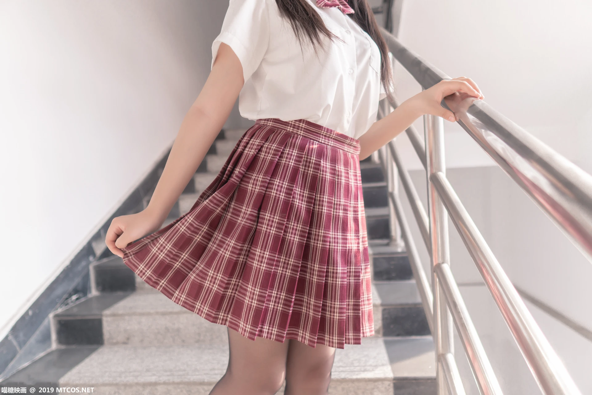 喵糖映画 VOL.023 [44P-396M制服, 可爱, 喵糖映画, 美腿, 黑丝