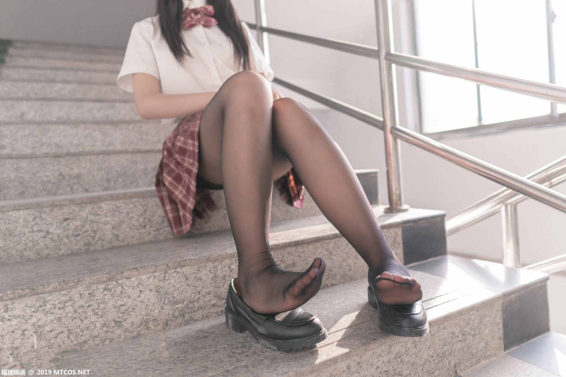 喵糖映画 VOL.023 [44P-396M制服, 可爱, 喵糖映画, 美腿, 黑丝