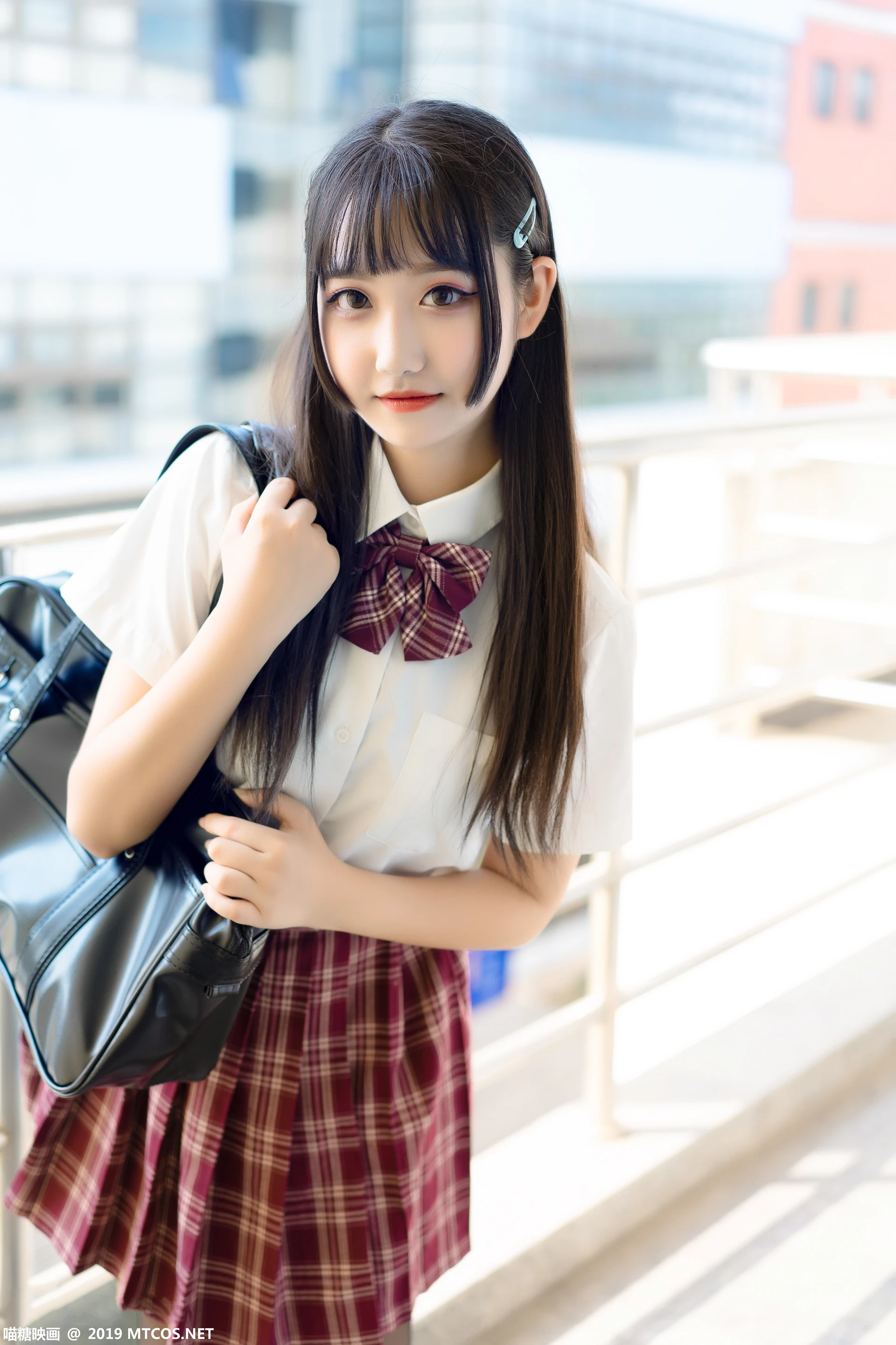 喵糖映画 VOL.023 [44P-396M制服, 可爱, 喵糖映画, 美腿, 黑丝