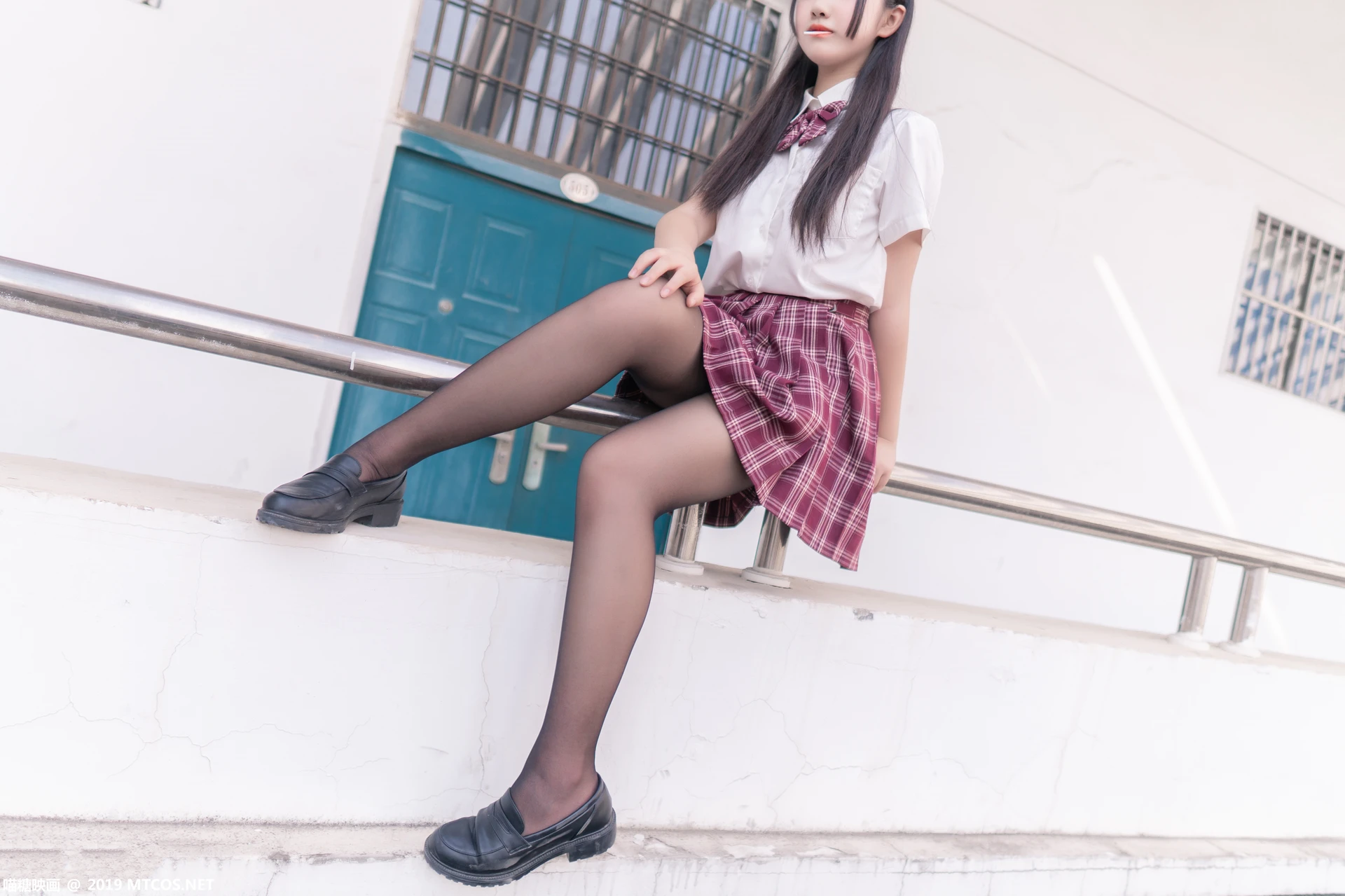 喵糖映画 VOL.023 [44P-396M制服, 可爱, 喵糖映画, 美腿, 黑丝
