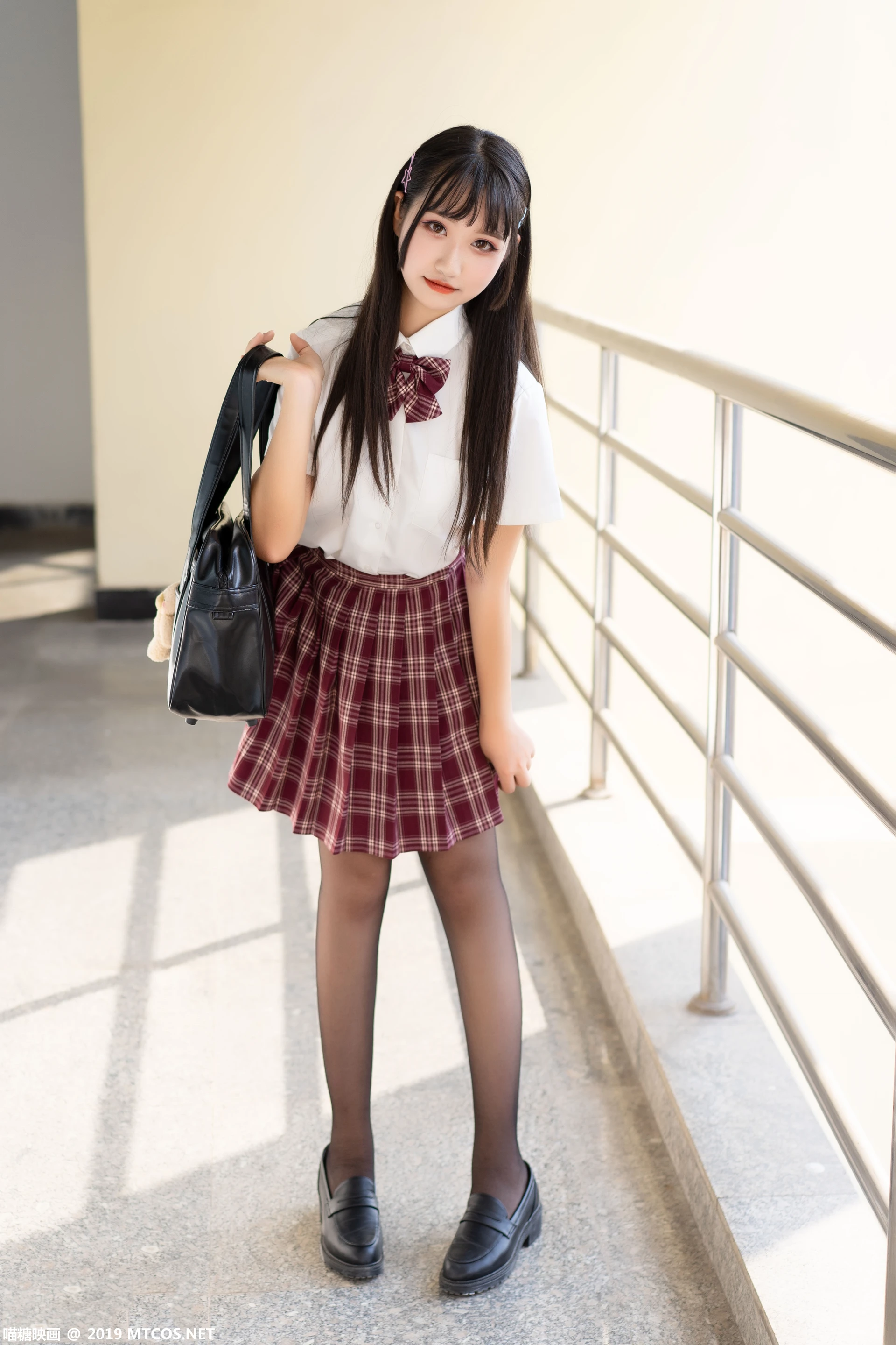 喵糖映画 VOL.023 [44P-396M制服, 可爱, 喵糖映画, 美腿, 黑丝