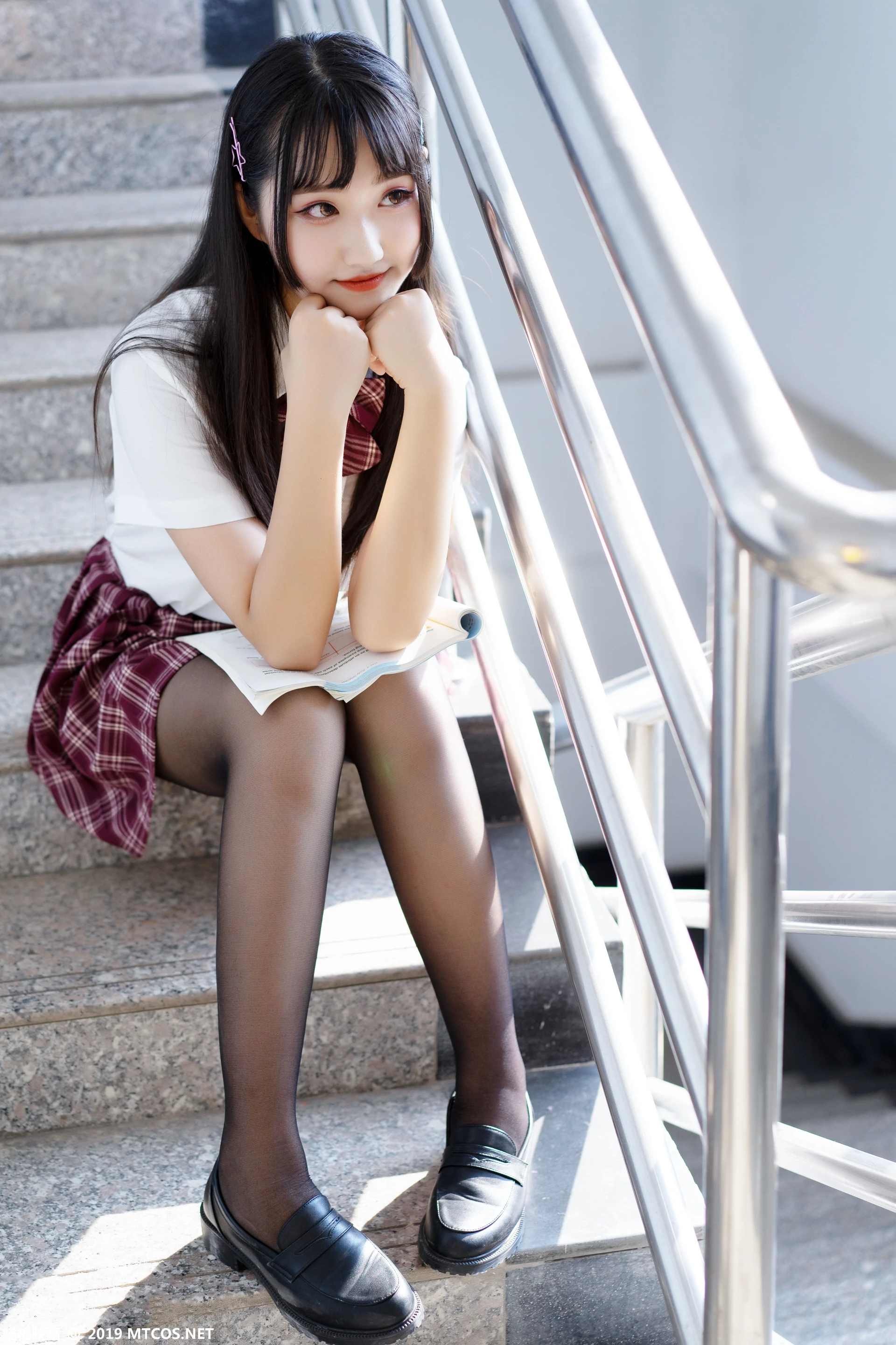 喵糖映画 VOL.023 [44P-396M制服, 可爱, 喵糖映画, 美腿, 黑丝