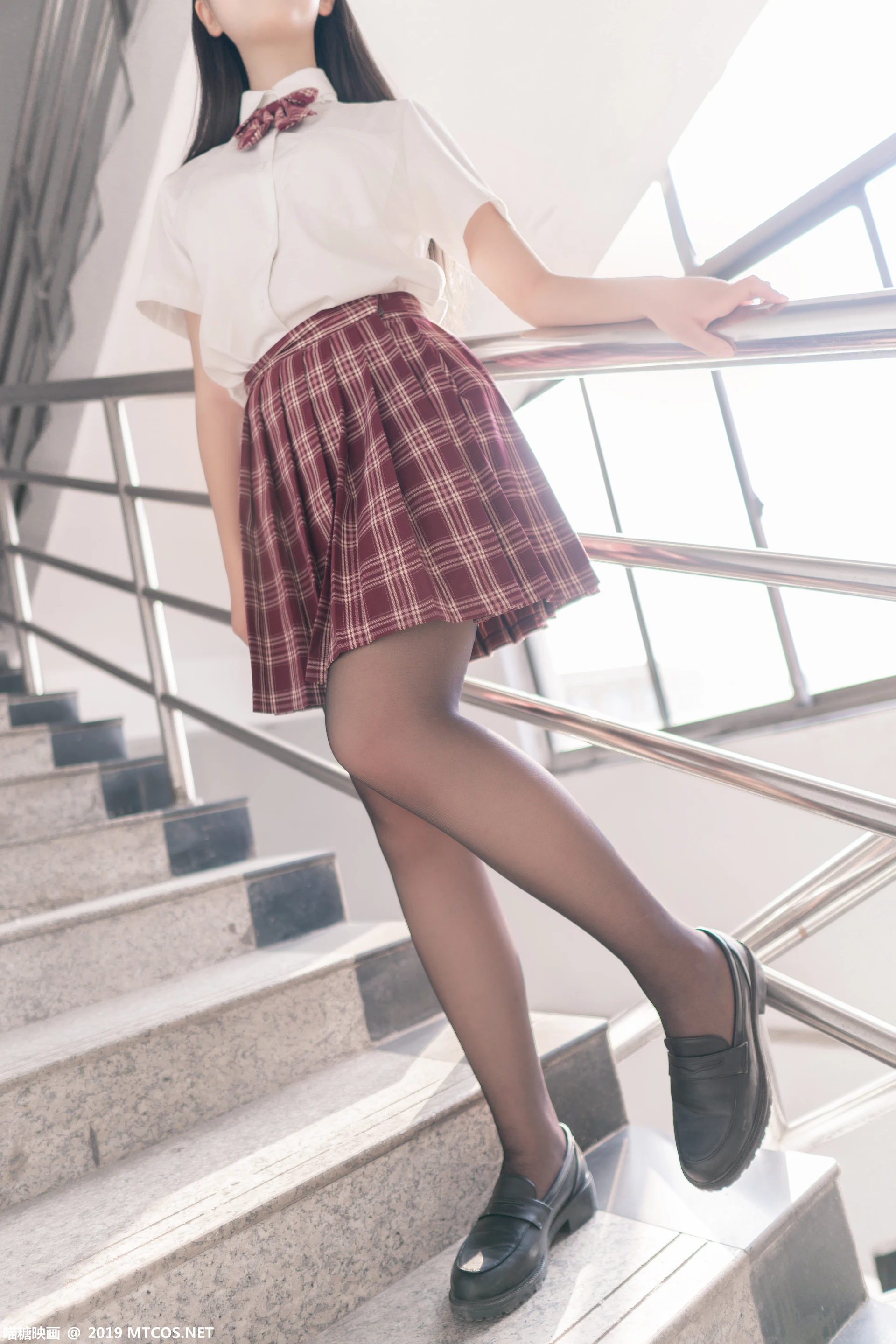 喵糖映画 VOL.023 [44P-396M制服, 可爱, 喵糖映画, 美腿, 黑丝