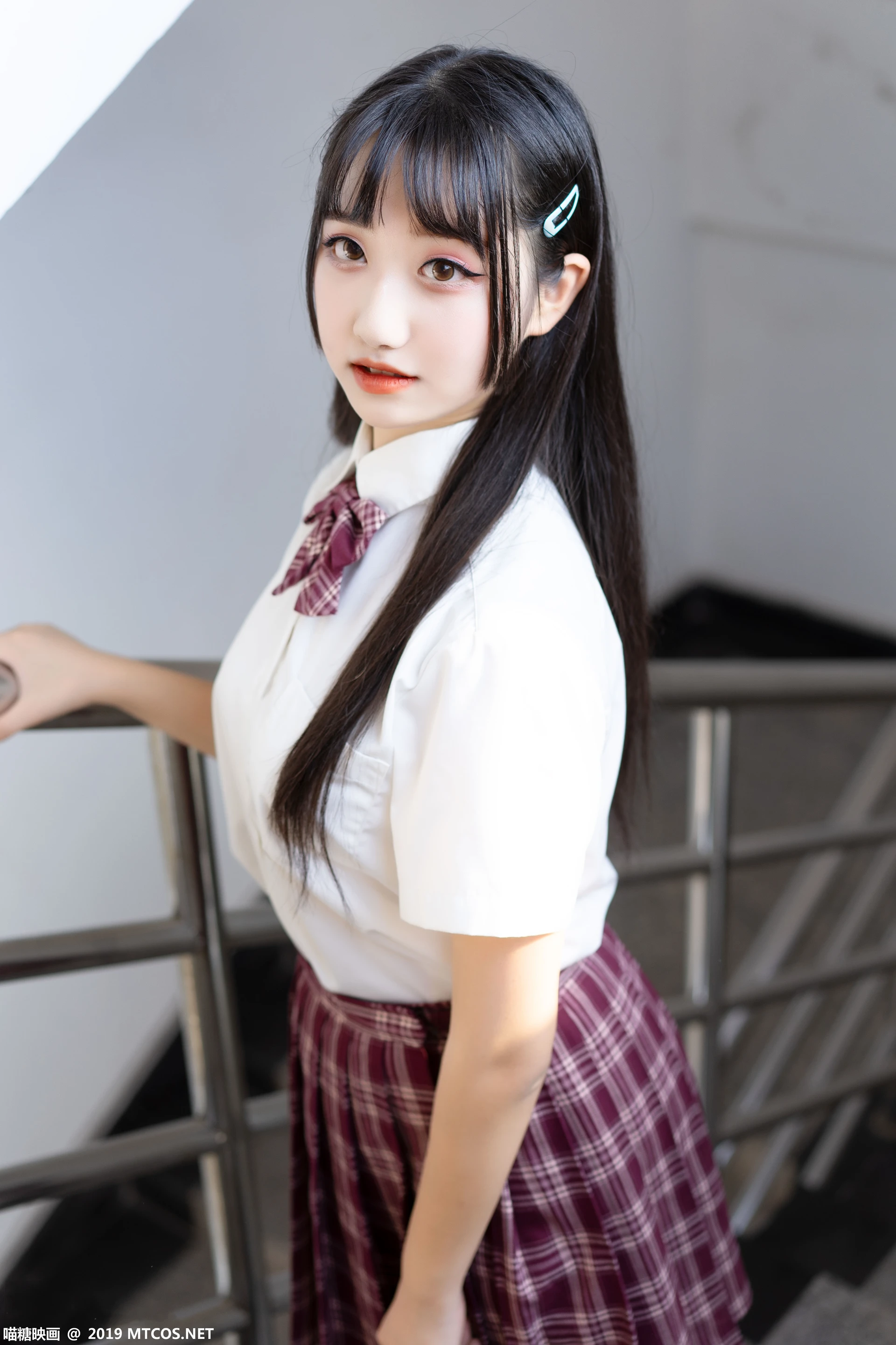 喵糖映画 VOL.023 [44P-396M制服, 可爱, 喵糖映画, 美腿, 黑丝