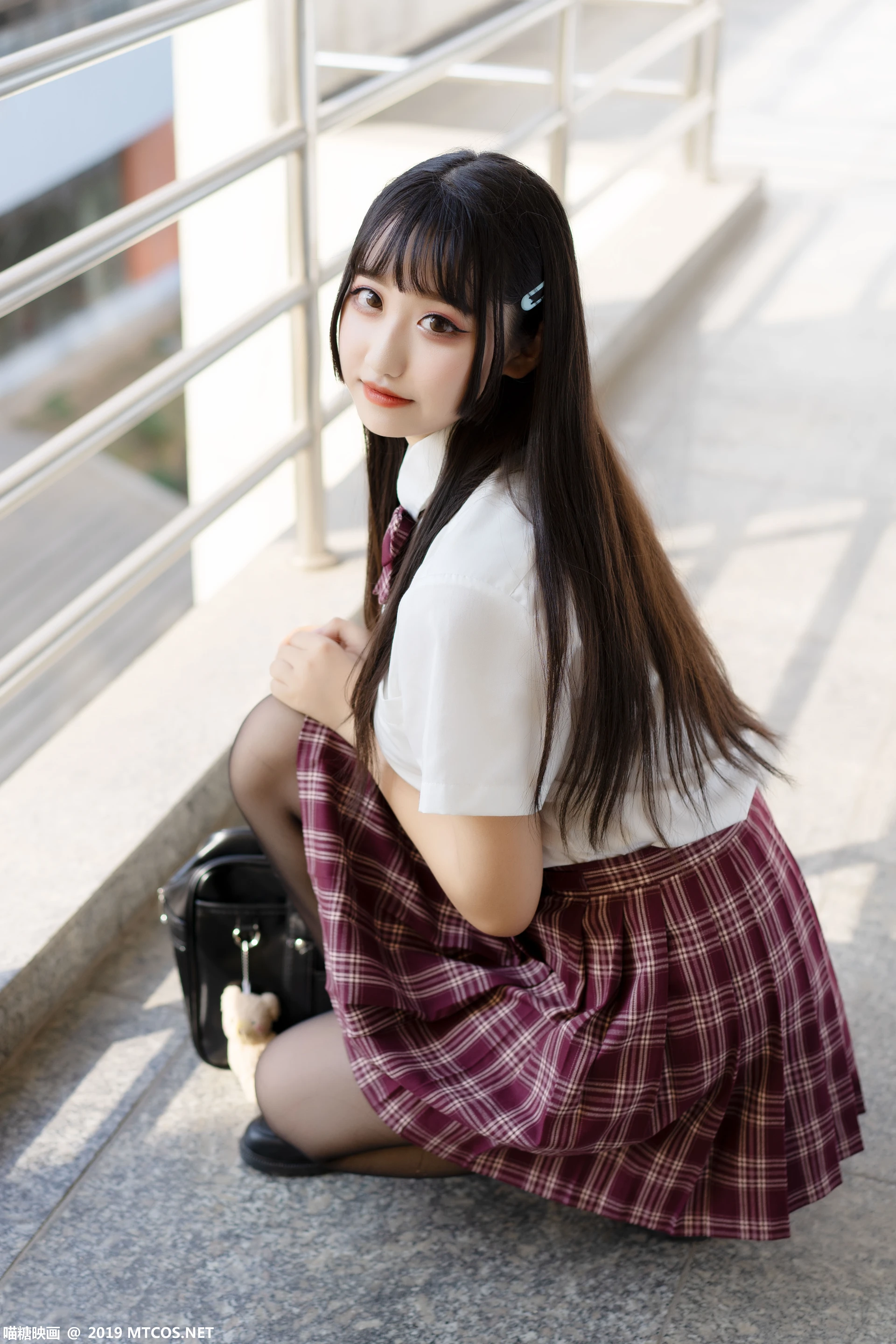 喵糖映画 VOL.023 [44P-396M制服, 可爱, 喵糖映画, 美腿, 黑丝