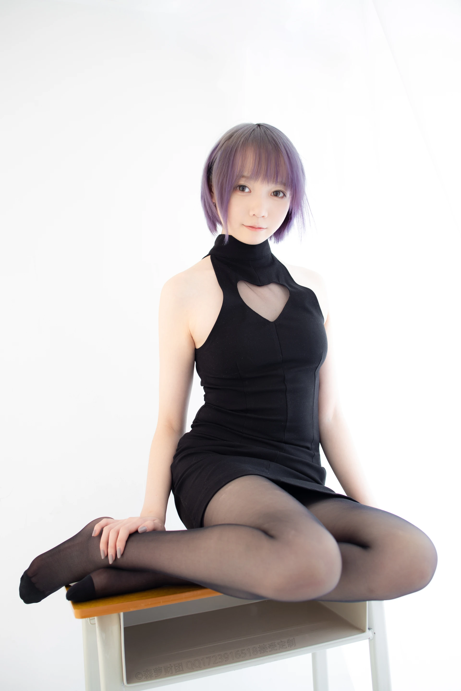 森萝财团 X-051 [111P1V-2.31G]Aika, 制服, 森萝财团, 美腿, 黑丝