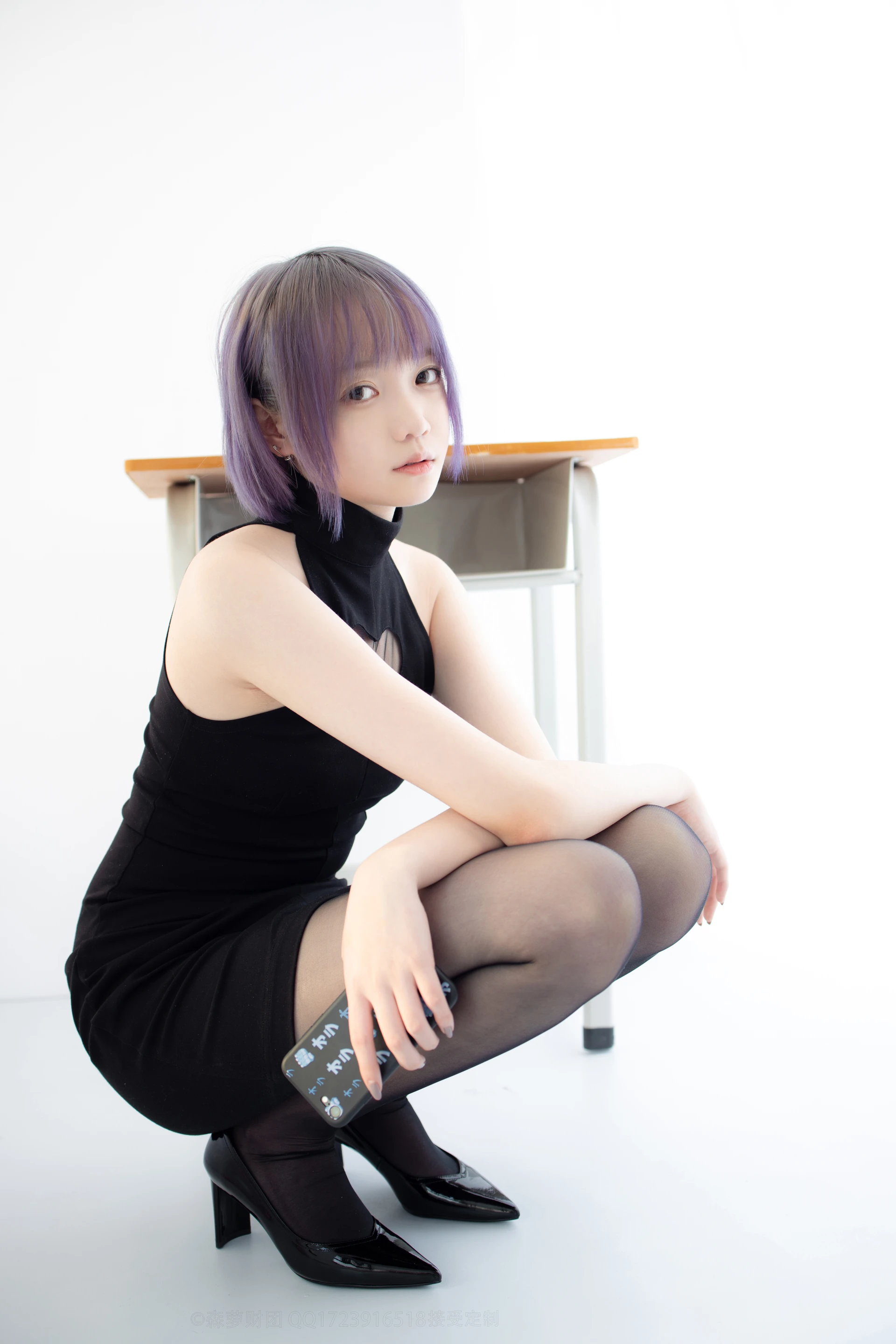 森萝财团 X-051 [111P1V-2.31G]Aika, 制服, 森萝财团, 美腿, 黑丝