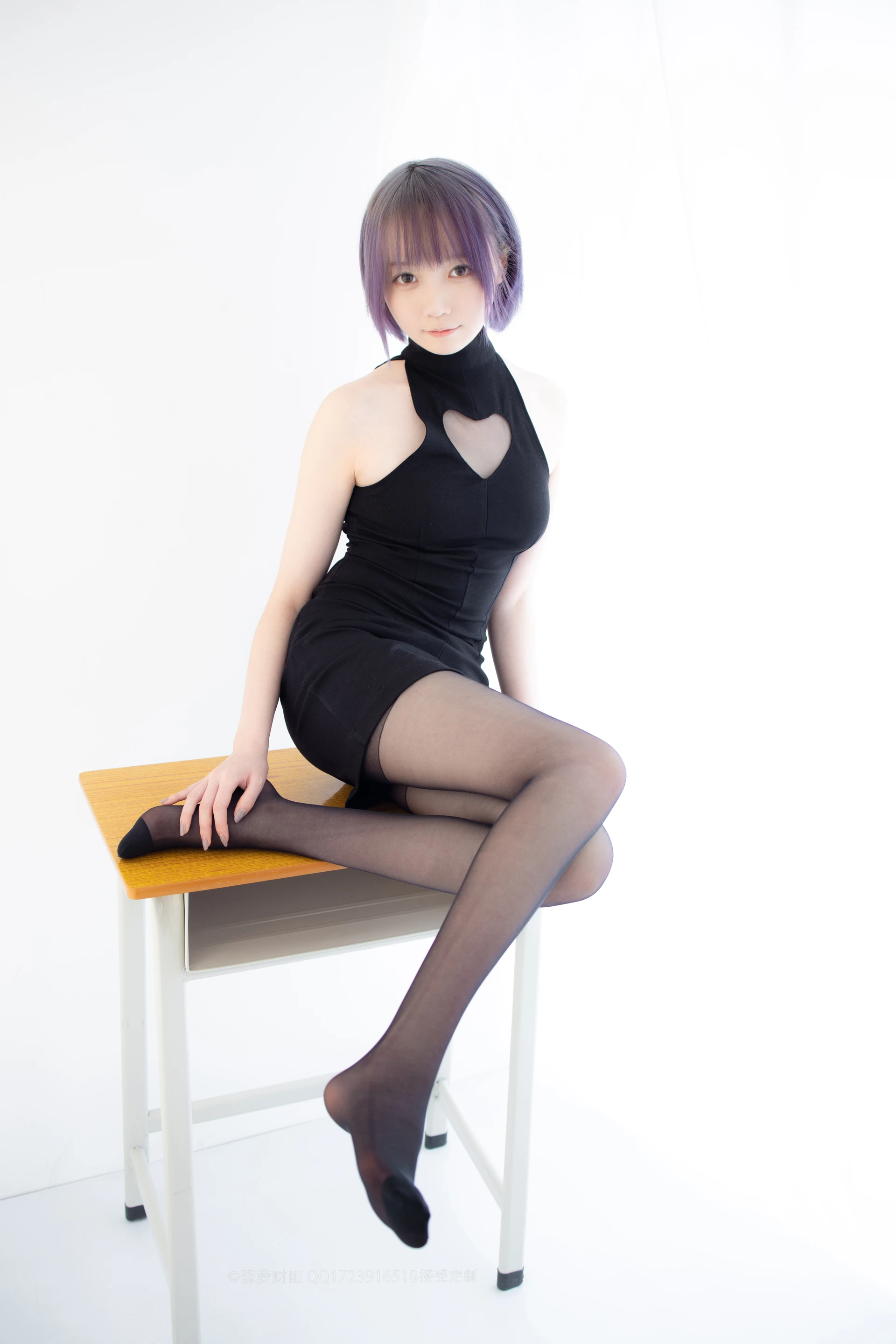 森萝财团 X-051 [111P1V-2.31G]Aika, 制服, 森萝财团, 美腿, 黑丝