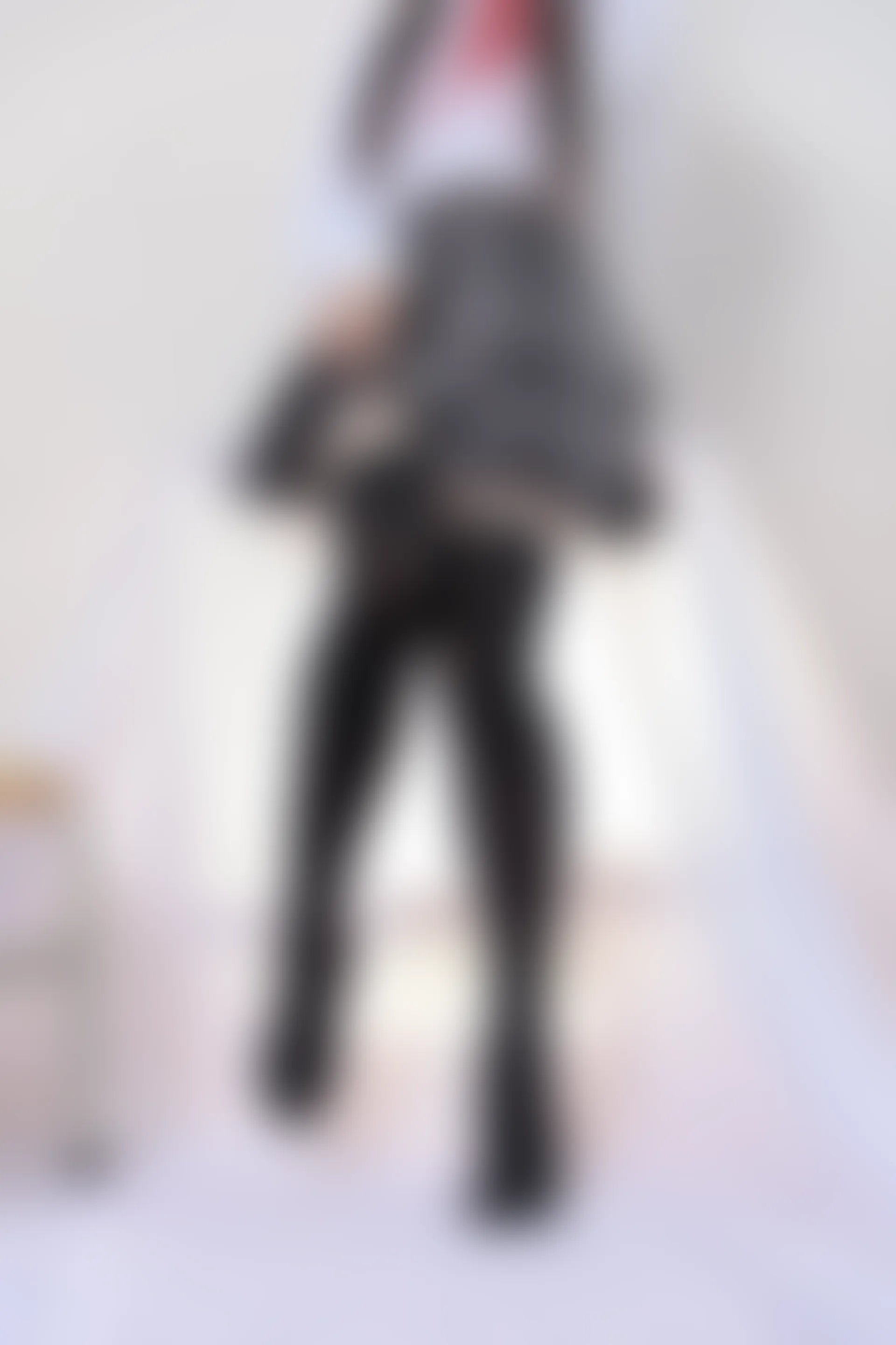 喵写真 R15-008 [91P1V-583M]可爱, 喵写真, 学生装, 美腿, 黑丝