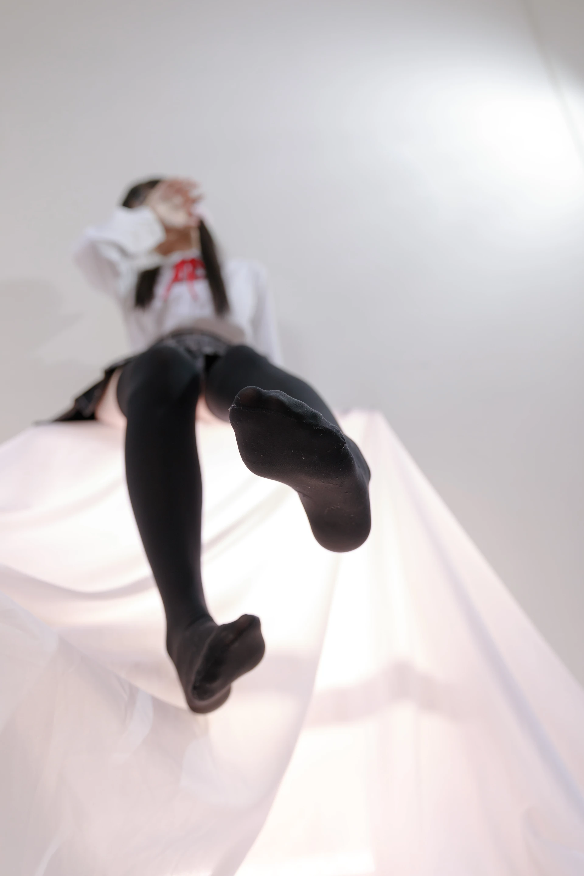 喵写真 R15-008 [91P1V-583M]可爱, 喵写真, 学生装, 美腿, 黑丝