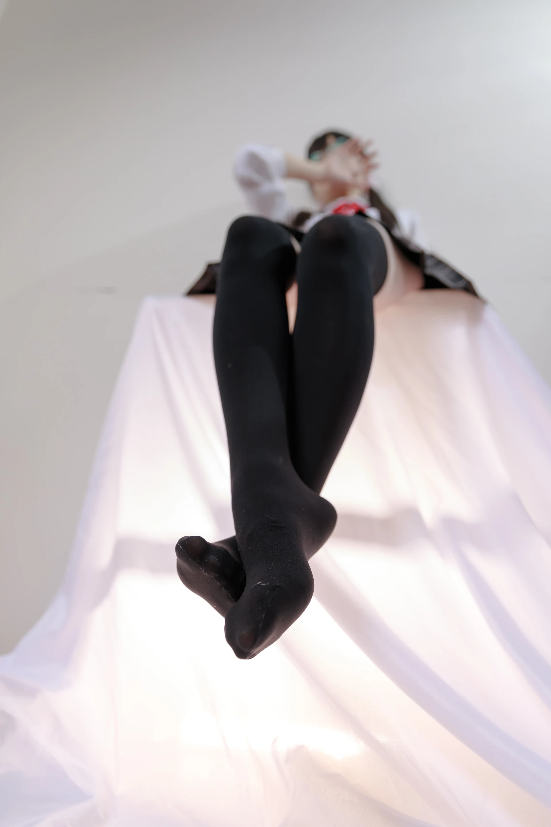 喵写真 R15-008 [91P1V-583M]可爱, 喵写真, 学生装, 美腿, 黑丝