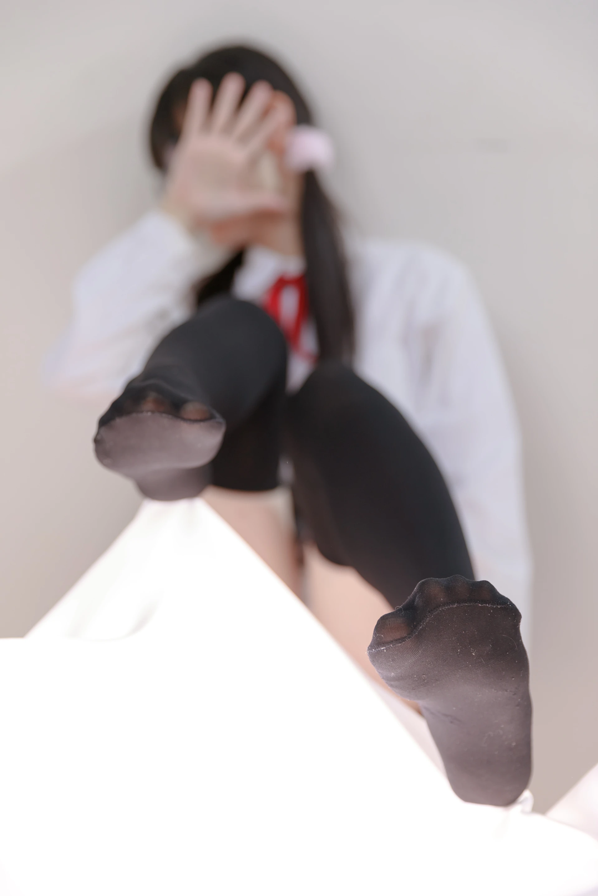 喵写真 R15-008 [91P1V-583M]可爱, 喵写真, 学生装, 美腿, 黑丝