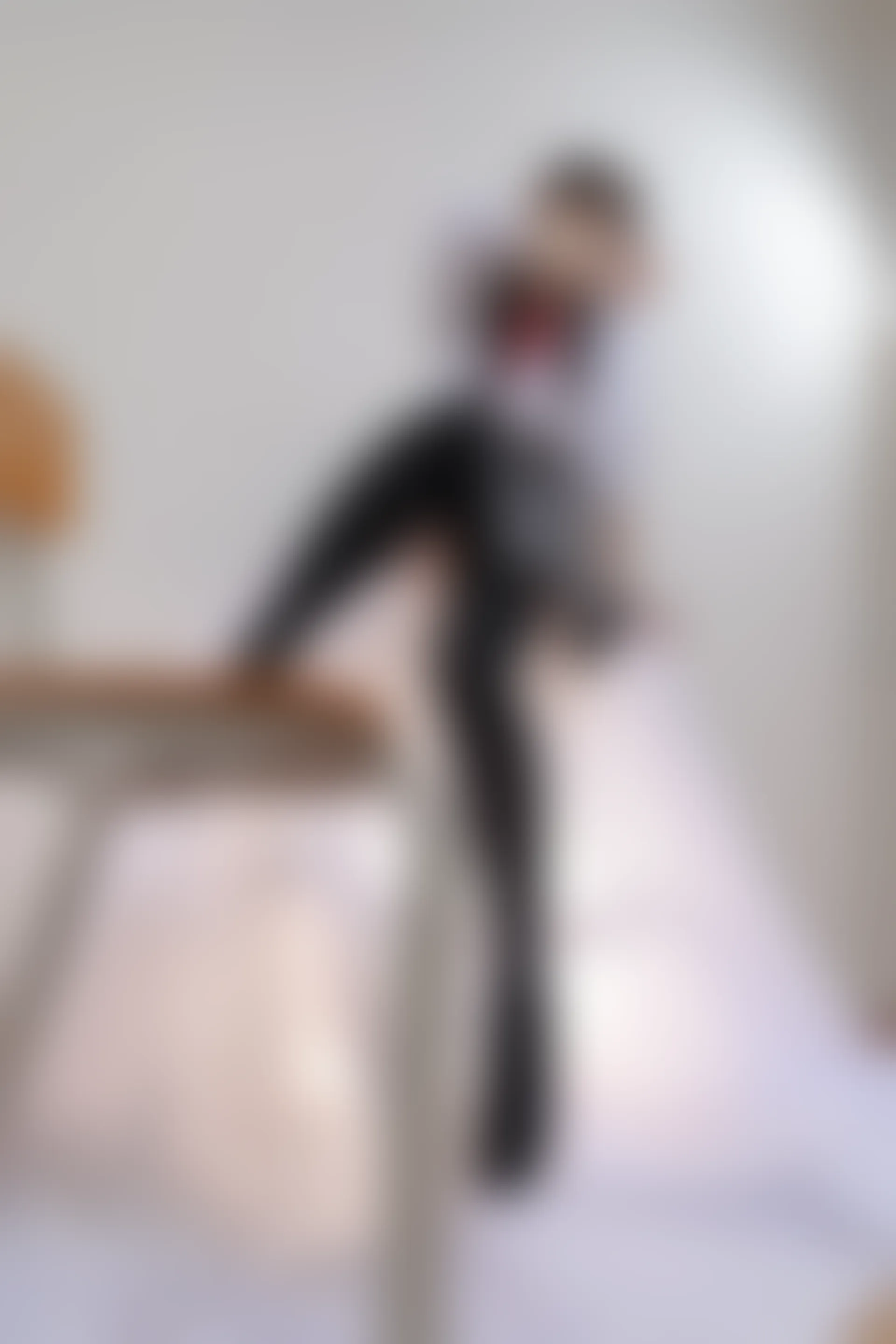 喵写真 R15-008 [91P1V-583M]可爱, 喵写真, 学生装, 美腿, 黑丝