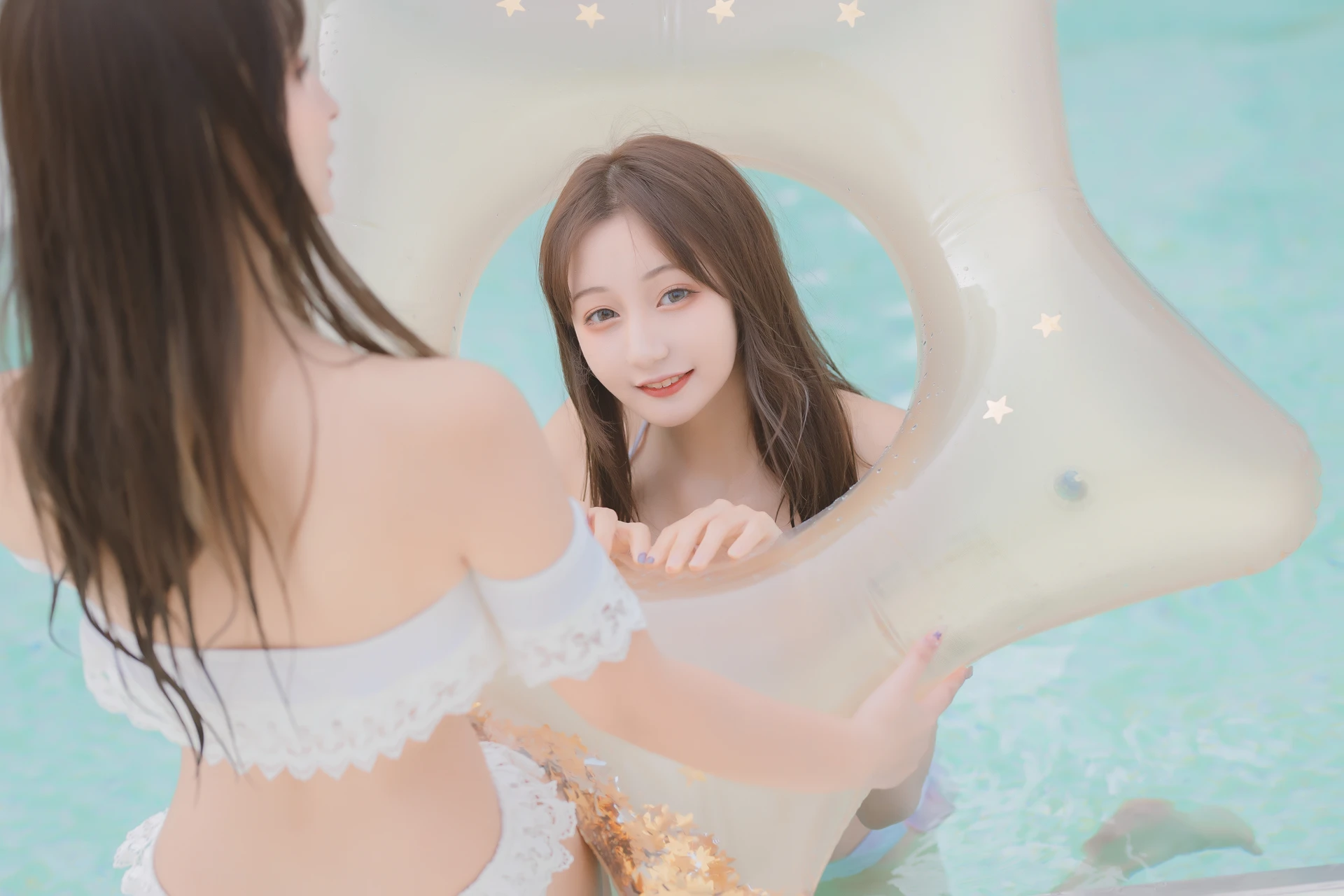 神楽坂真冬 第三季 序号2：《笑颜水时计》夏日比基尼 [150P3V-621MB]内衣, 泳衣, 泳装, 神楽坂真冬, 美腿, 美足