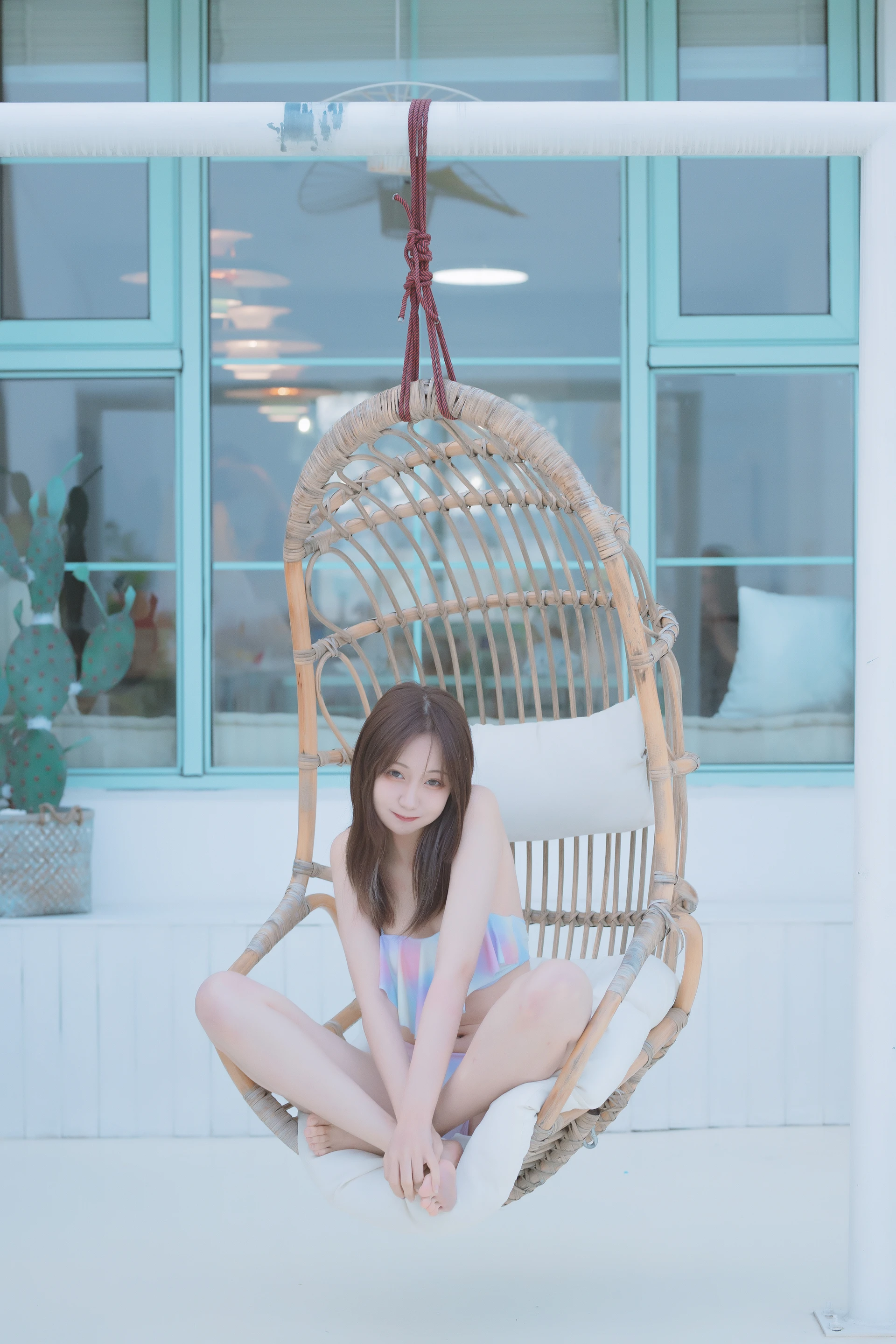 神楽坂真冬 第三季 序号2：《笑颜水时计》夏日比基尼 [150P3V-621MB]内衣, 泳衣, 泳装, 神楽坂真冬, 美腿, 美足