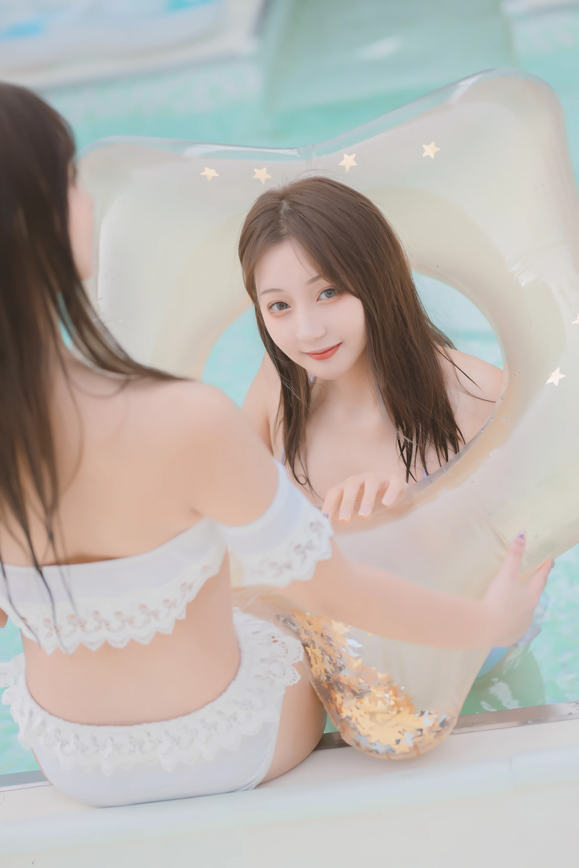 神楽坂真冬 第三季 序号2：《笑颜水时计》夏日比基尼 [150P3V-621MB]内衣, 泳衣, 泳装, 神楽坂真冬, 美腿, 美足