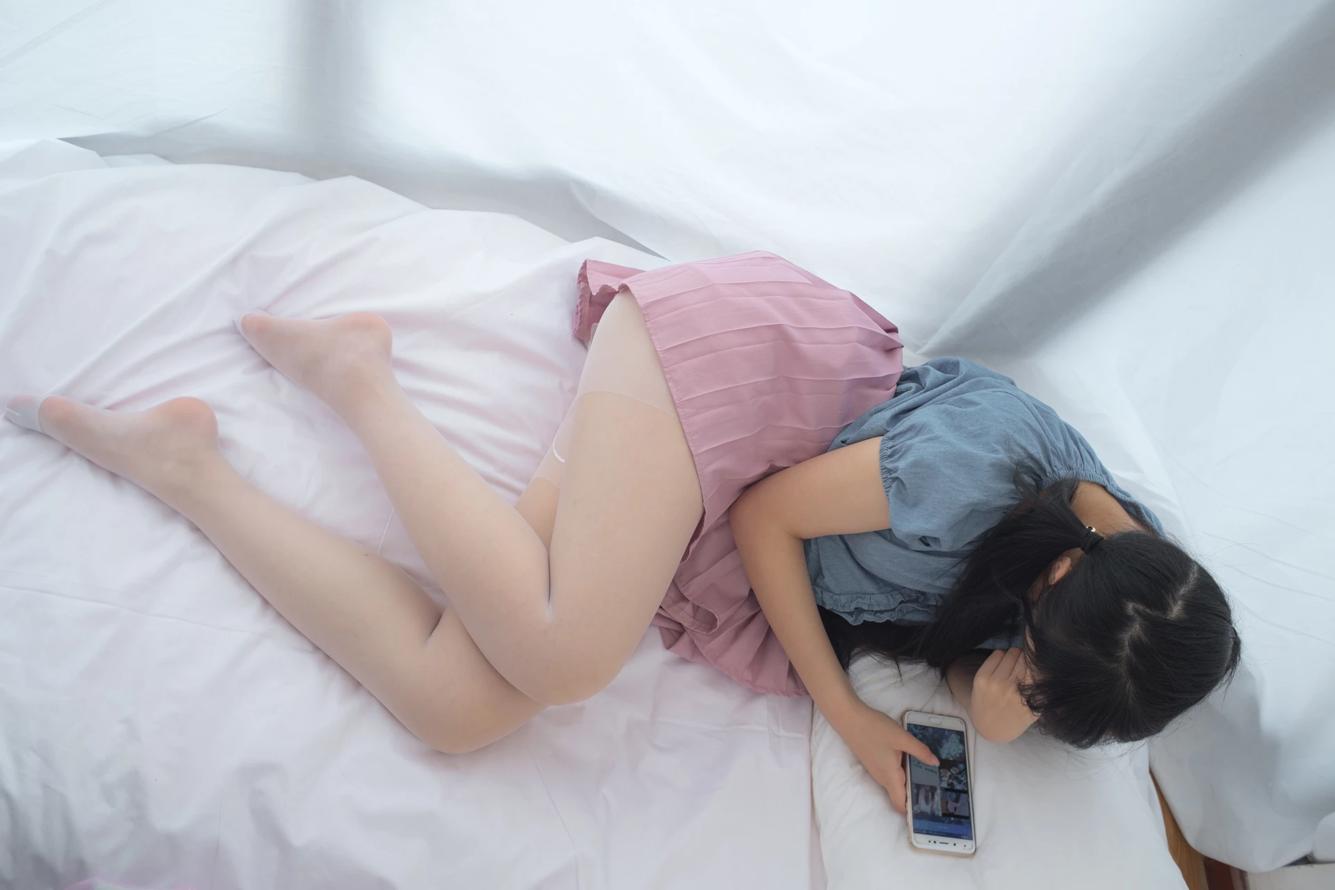 森萝财团 X-019 [107P1V-1.39G]可爱, 森萝财团, 白丝, 美腿, 美足