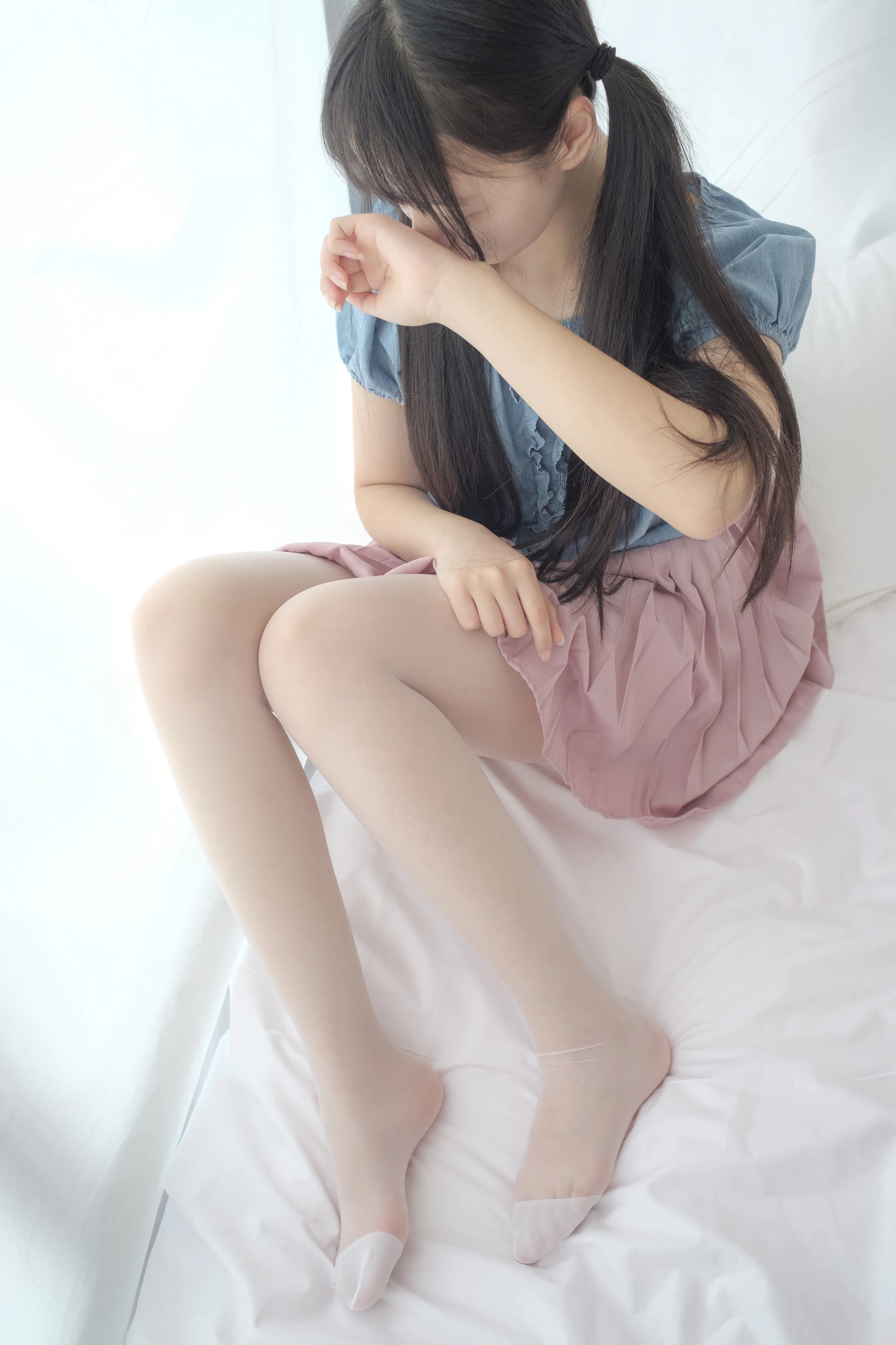 森萝财团 X-019 [107P1V-1.39G]可爱, 森萝财团, 白丝, 美腿, 美足