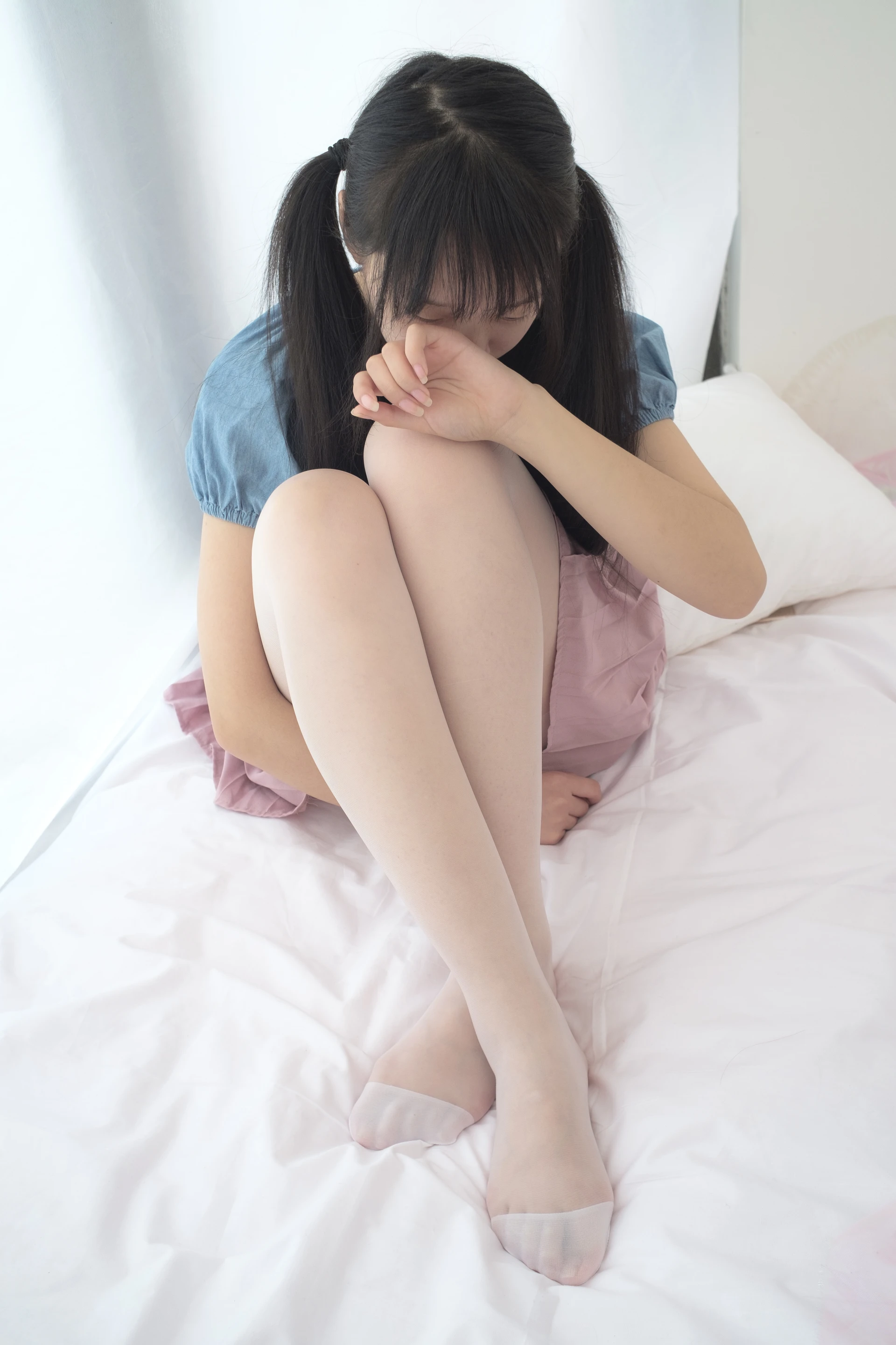 森萝财团 X-019 [107P1V-1.39G]可爱, 森萝财团, 白丝, 美腿, 美足