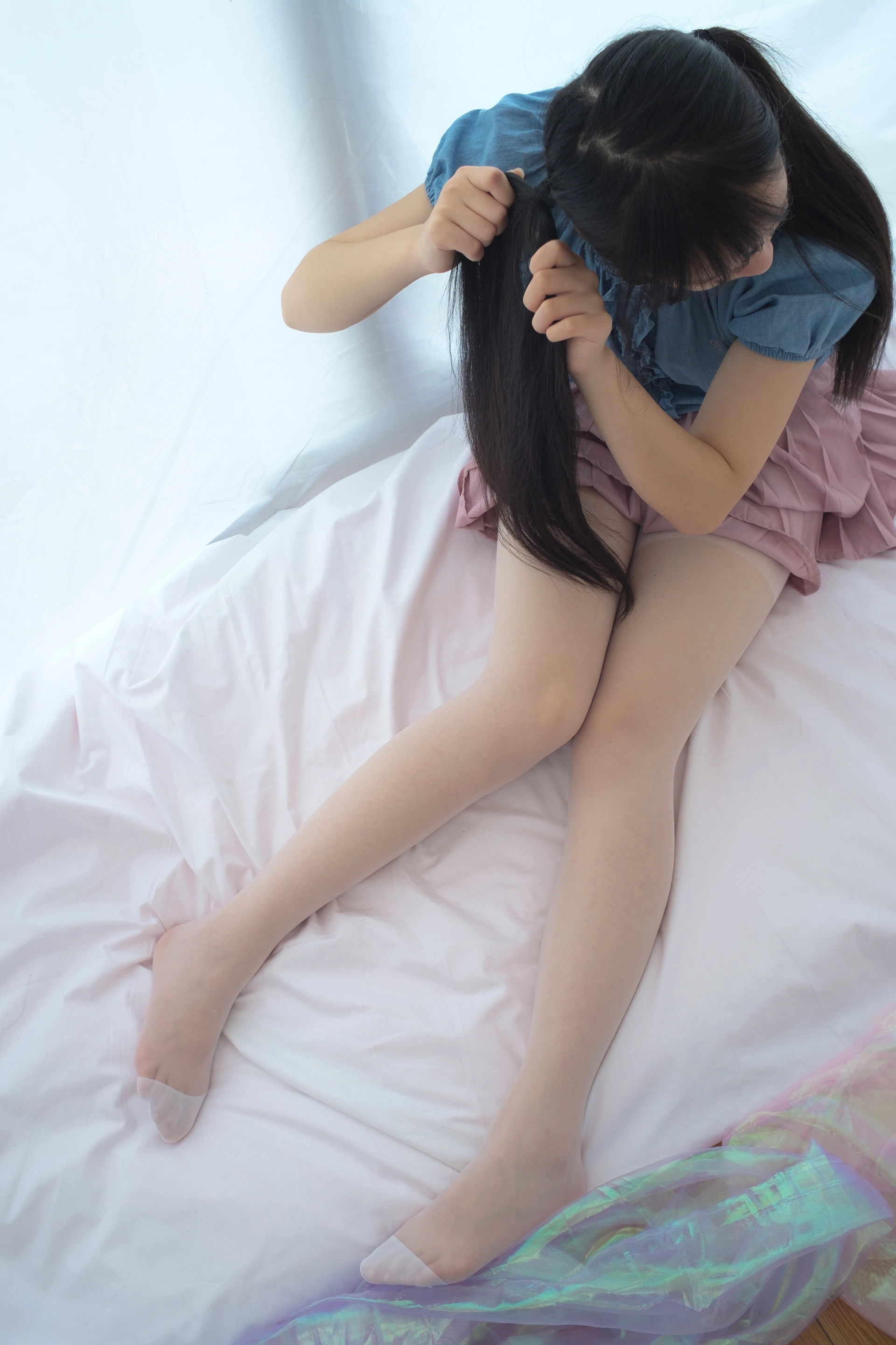 森萝财团 X-019 [107P1V-1.39G]可爱, 森萝财团, 白丝, 美腿, 美足
