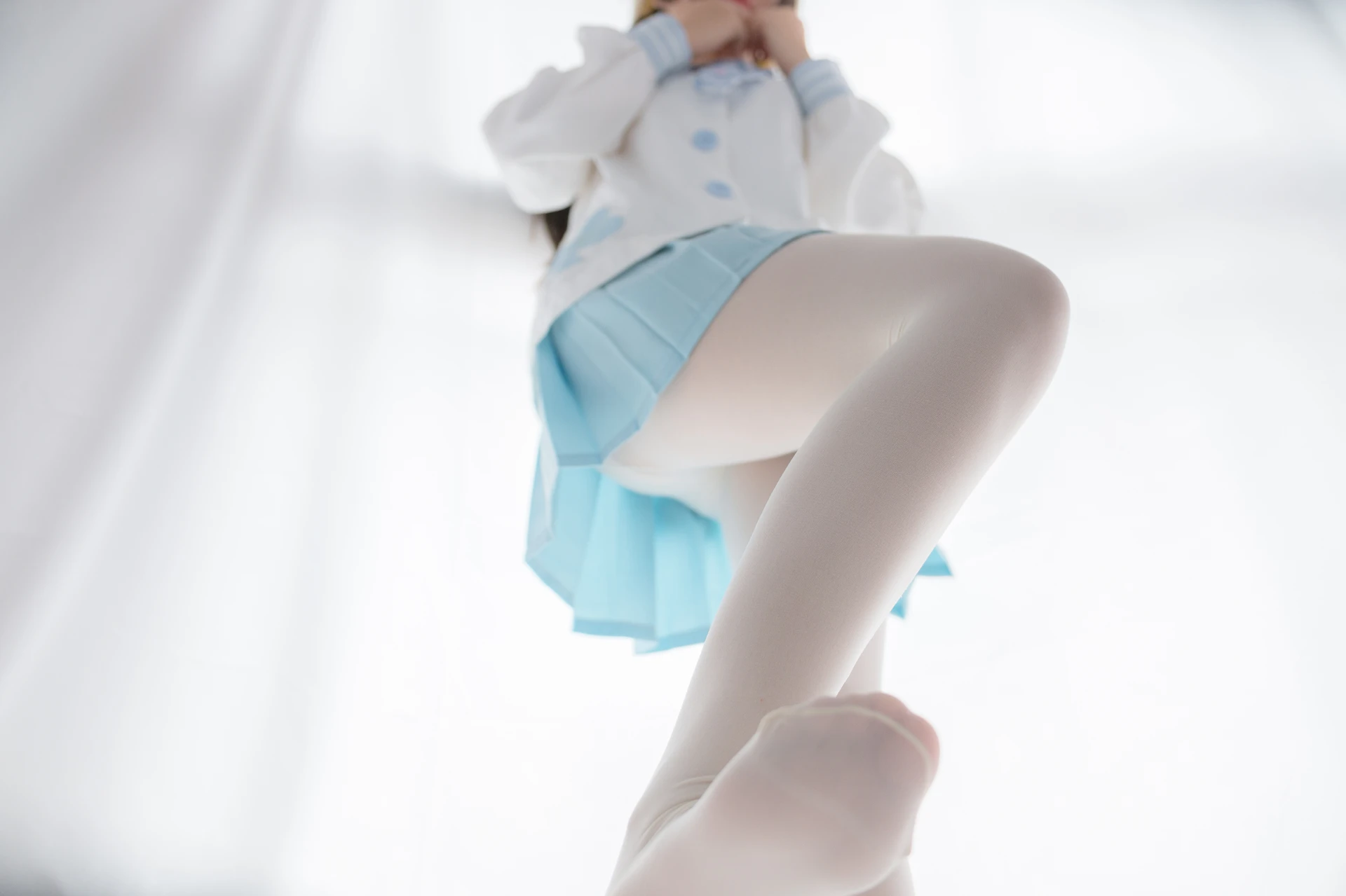 轻兰映画 VOL.001 [30P-182M]可爱, 白丝, 美腿, 轻兰映画